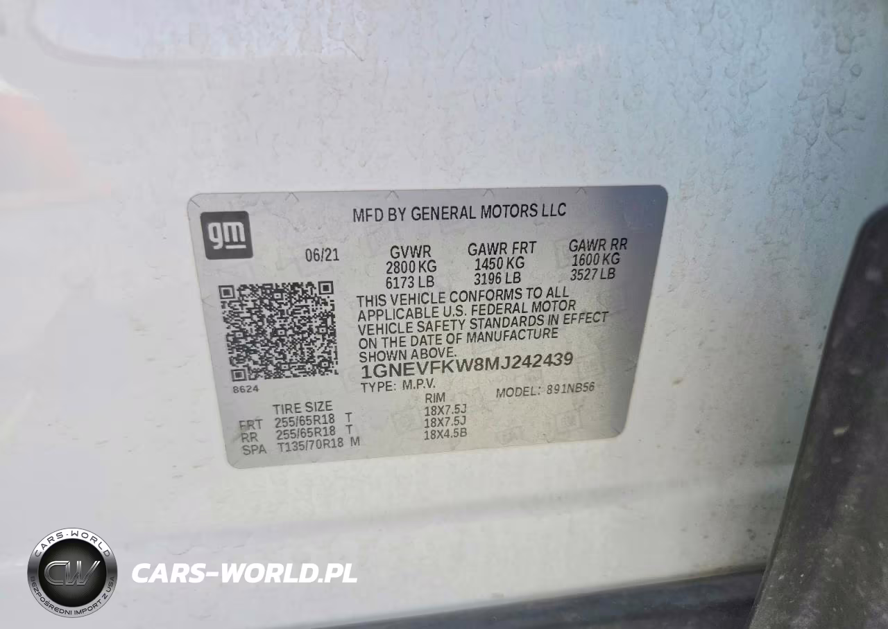 2021 Chevrolet Traverse Ls VIN:1GNEVFKW8MJ242439 - 13