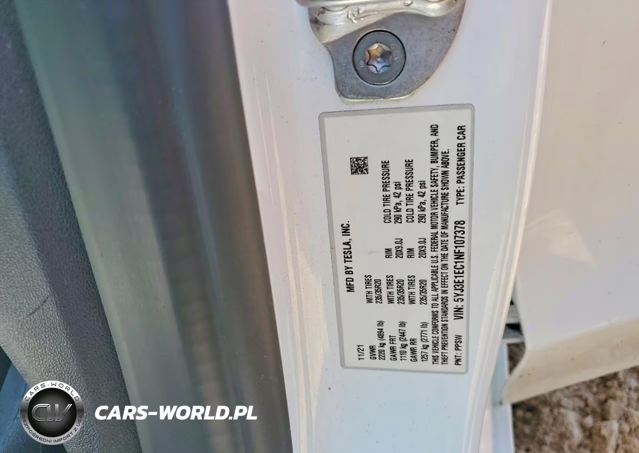 2022 Tesla Model 3 VIN:5YJ3E1EC1NF107378 - 12