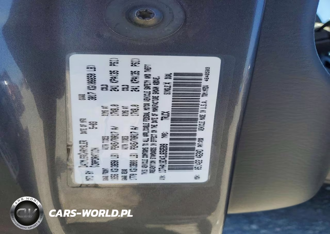 2008 Dodge Ram VIN:1D7HA18D43J656509 - 12
