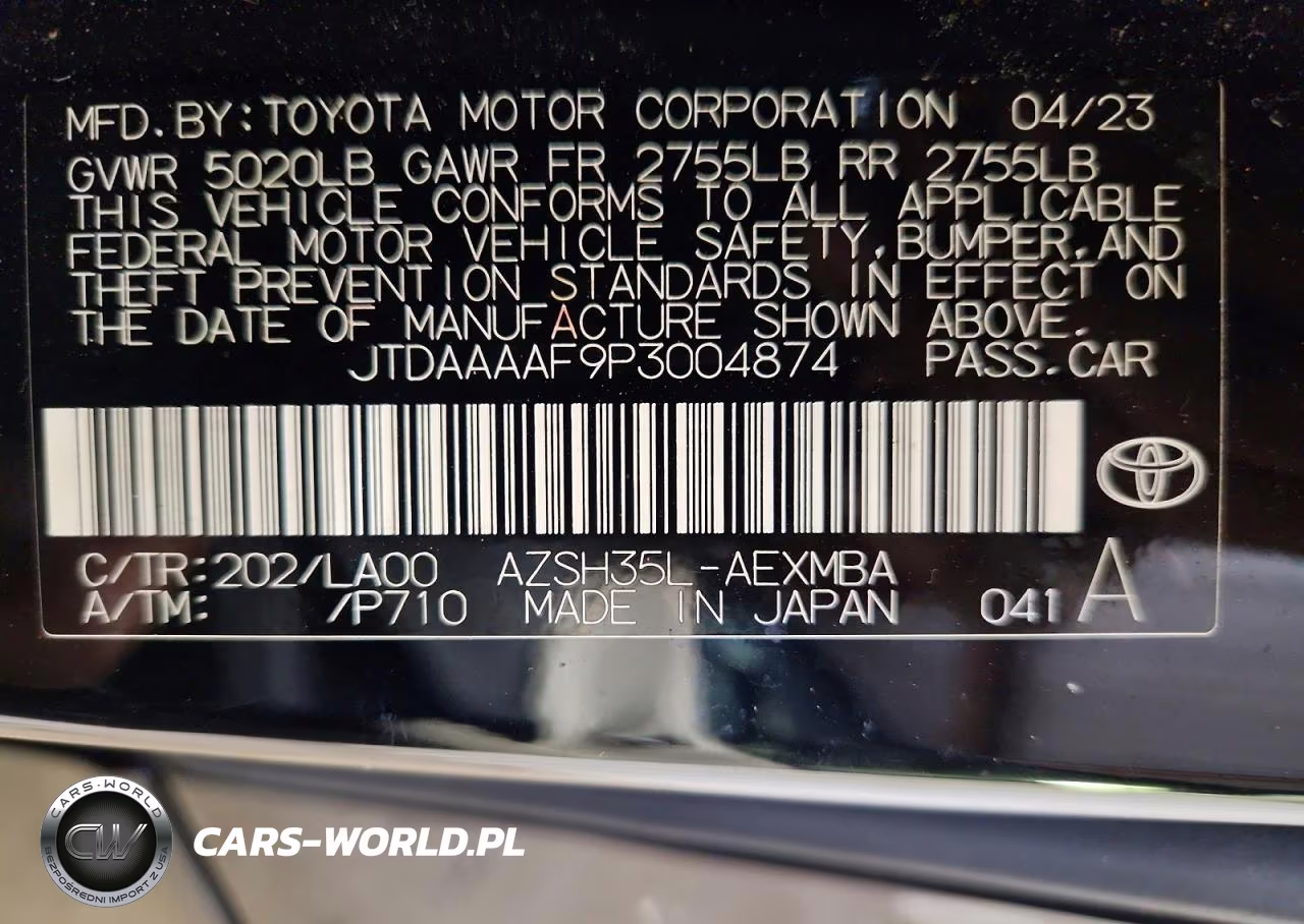 2023 Toyota Crown Limited VIN:JTDAAAAF9P3004874 - 12