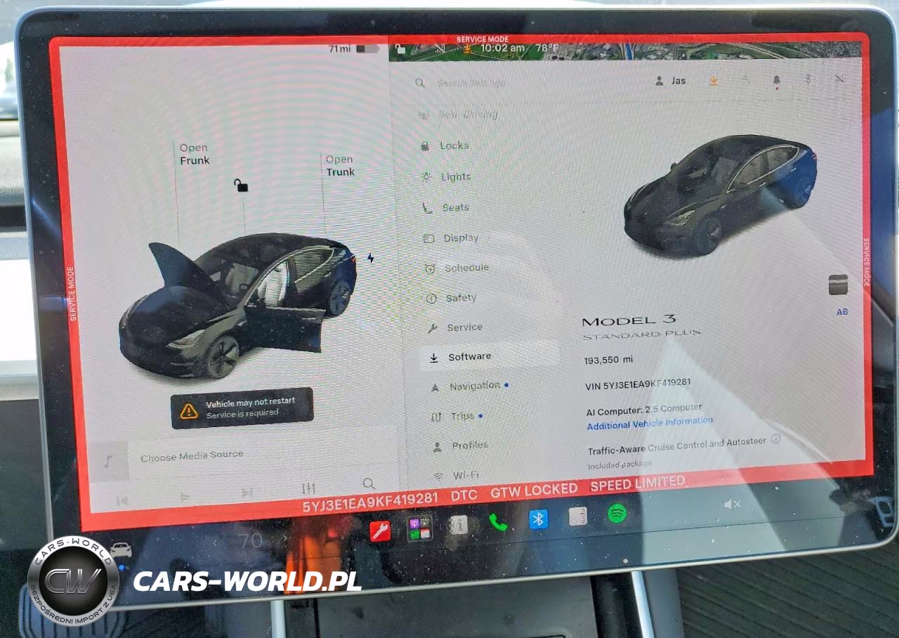 2019 Tesla Model 3 VIN:5YJ3E1EA9KF419281 - 9