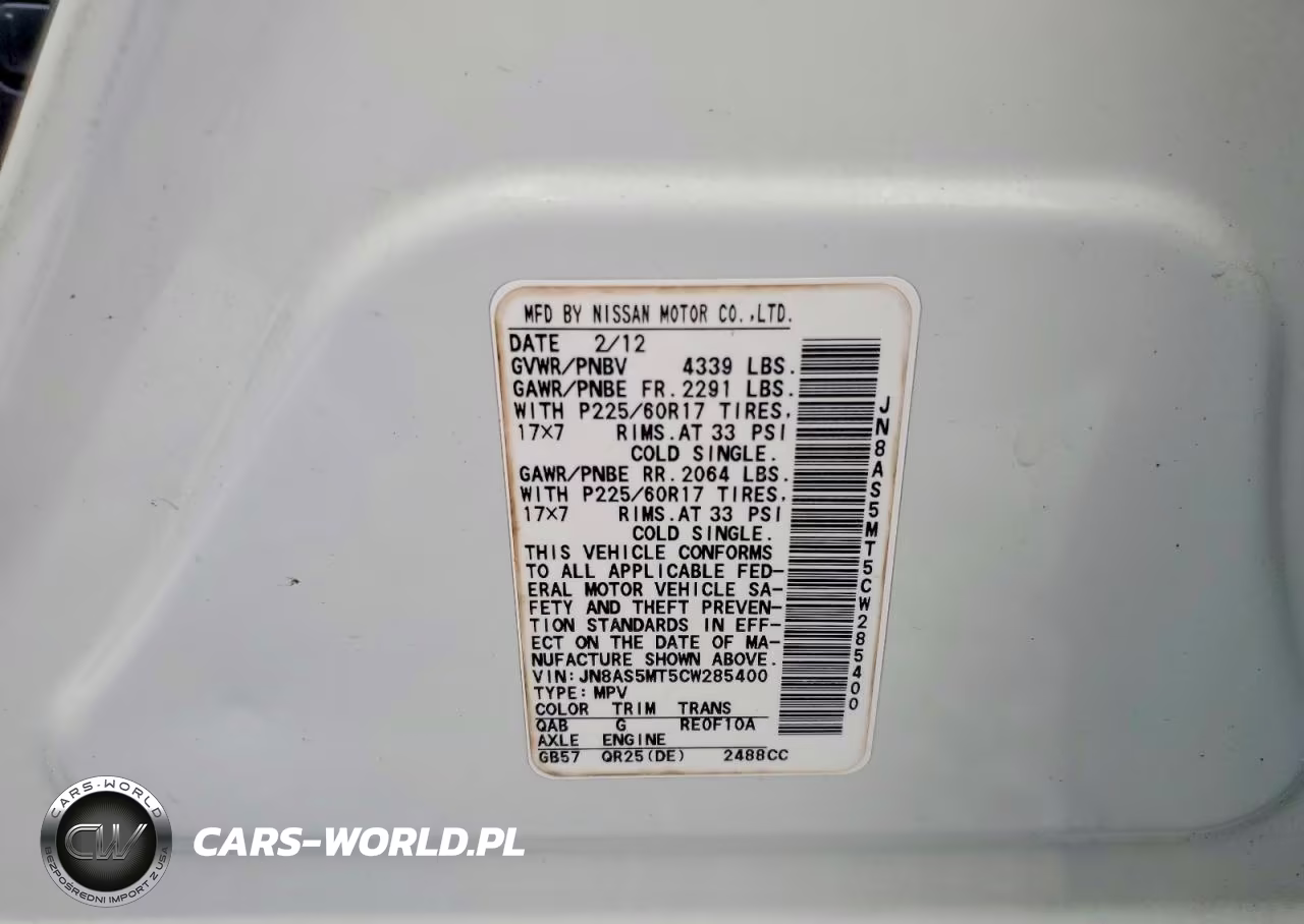 2012 Nissan Rogue Sv VIN:JN8AS5MT5CW285400 - 26
