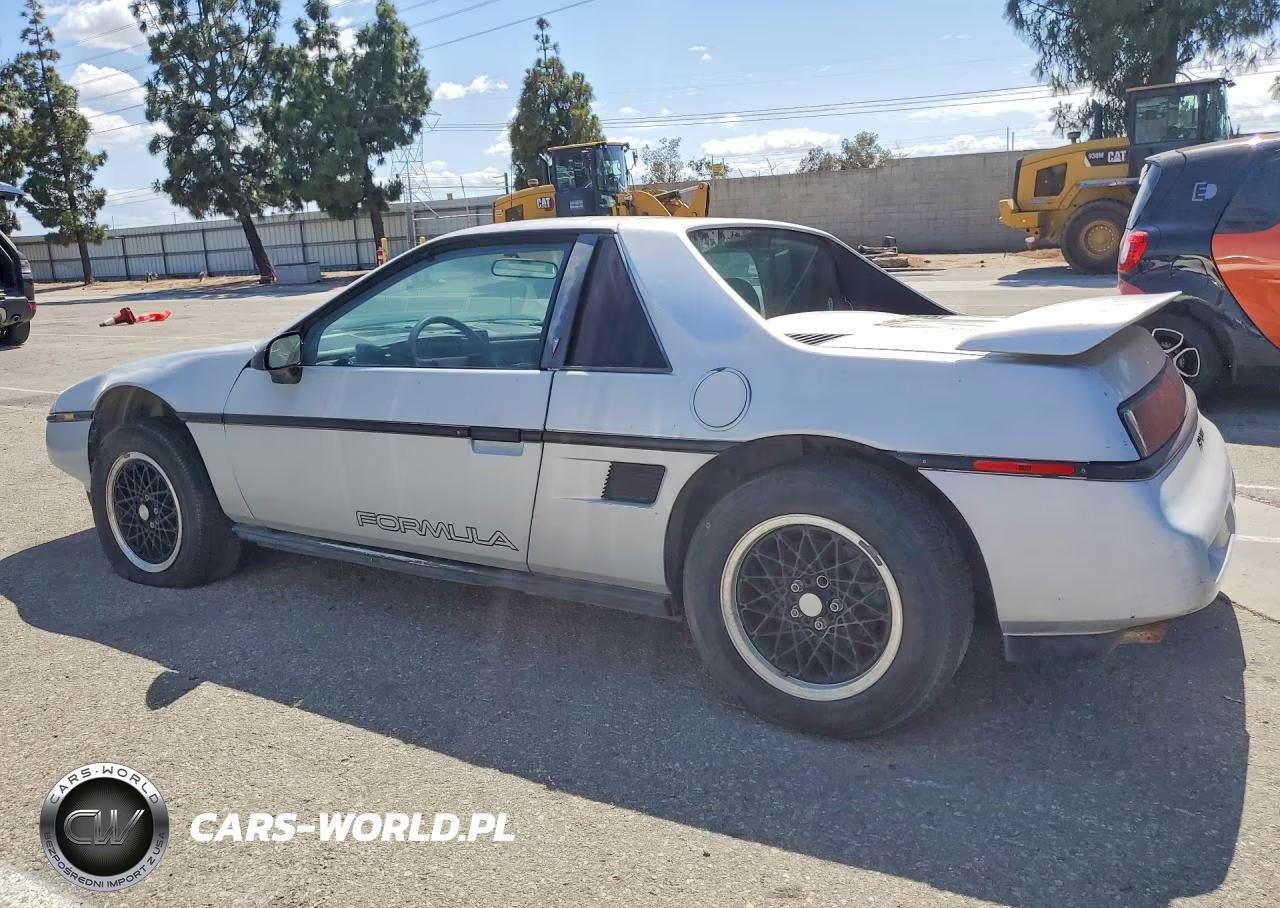 1988 Pontiac Fiero VIN:1G2PE1191JP209215 - 2