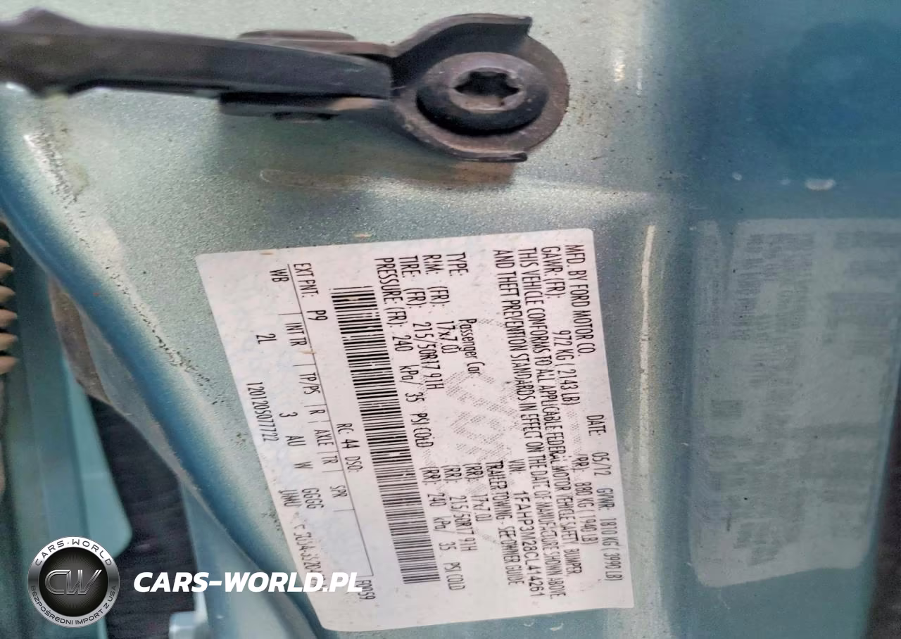 2012 Ford Focus Sel VIN:1FAHP3M28CL414261 - 12