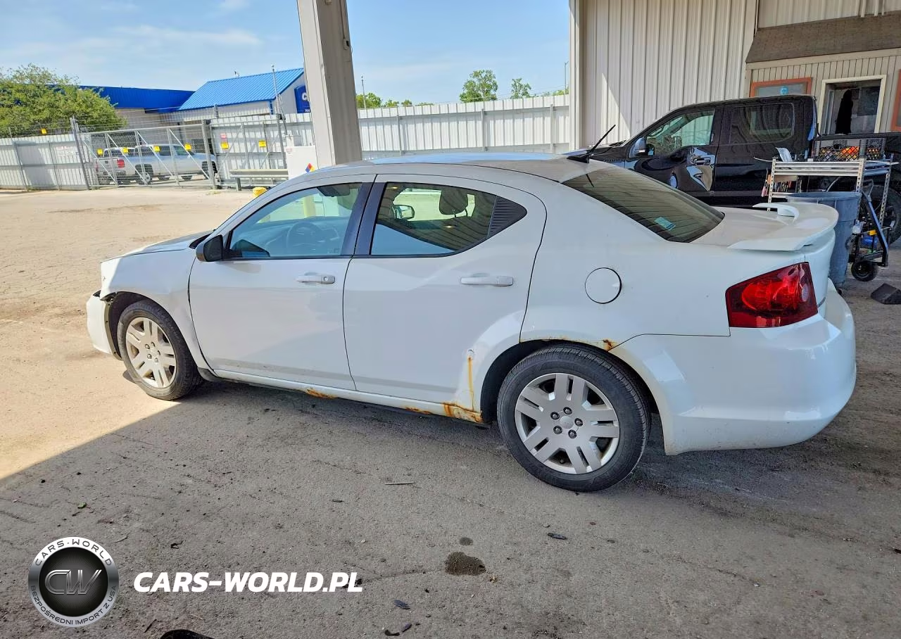 2012 Dodge Avenger Se VIN:1C3CDZAB2CN110615 - 2