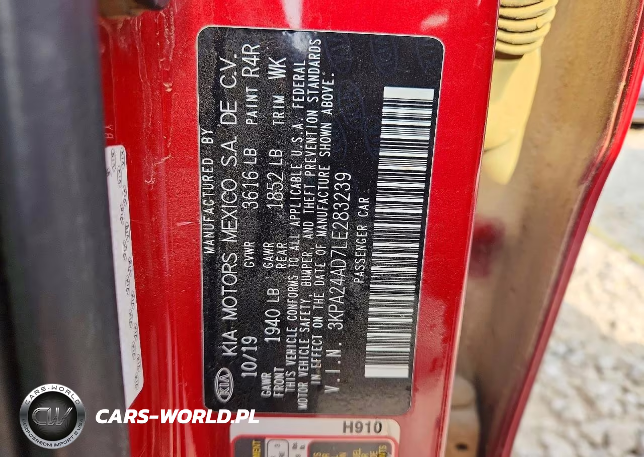 2020 Kia Rio S VIN:3KPA24AD7LE283239 - 12