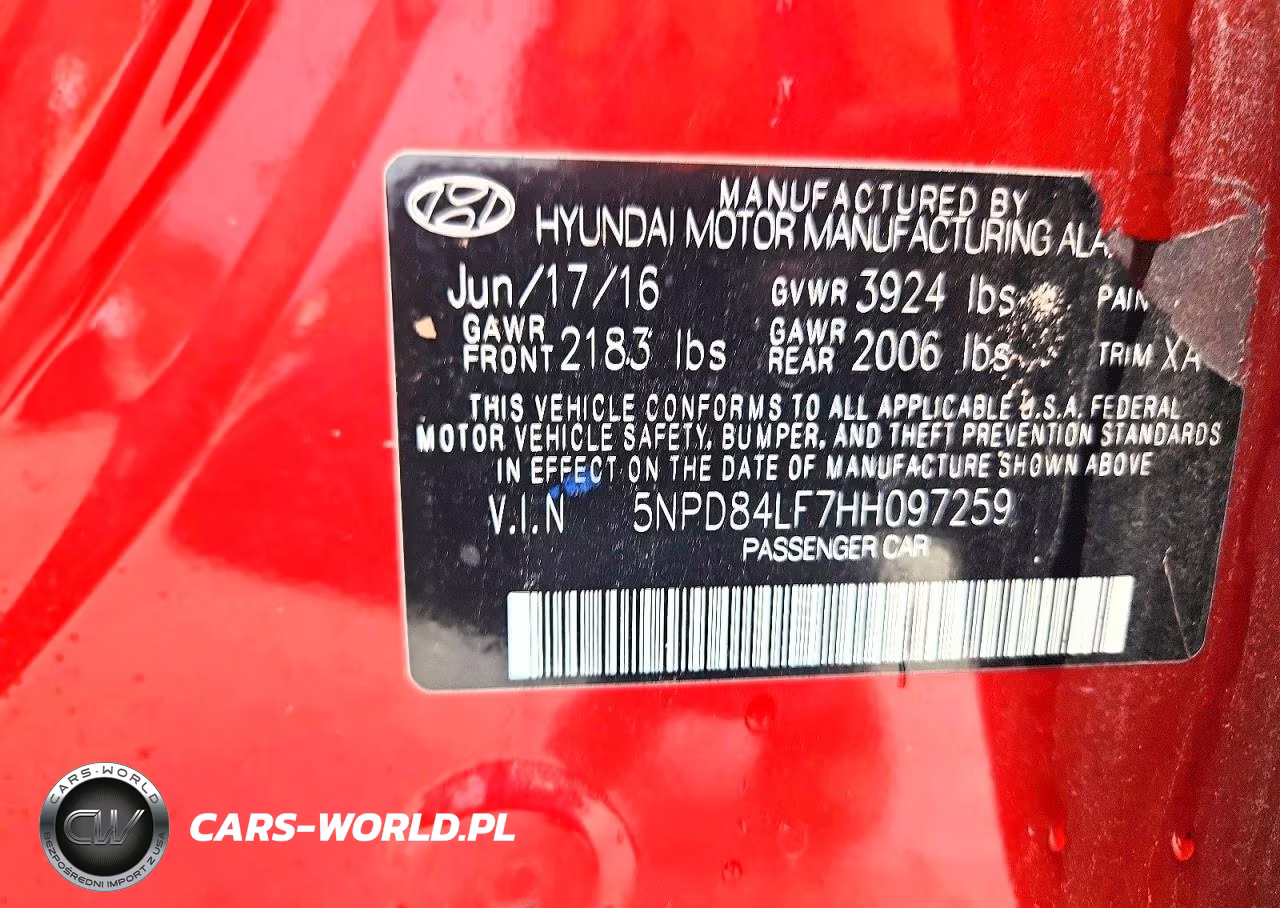 2017 Hyundai Elantra Limited VIN:5NPD84LF7HH097259 - 13