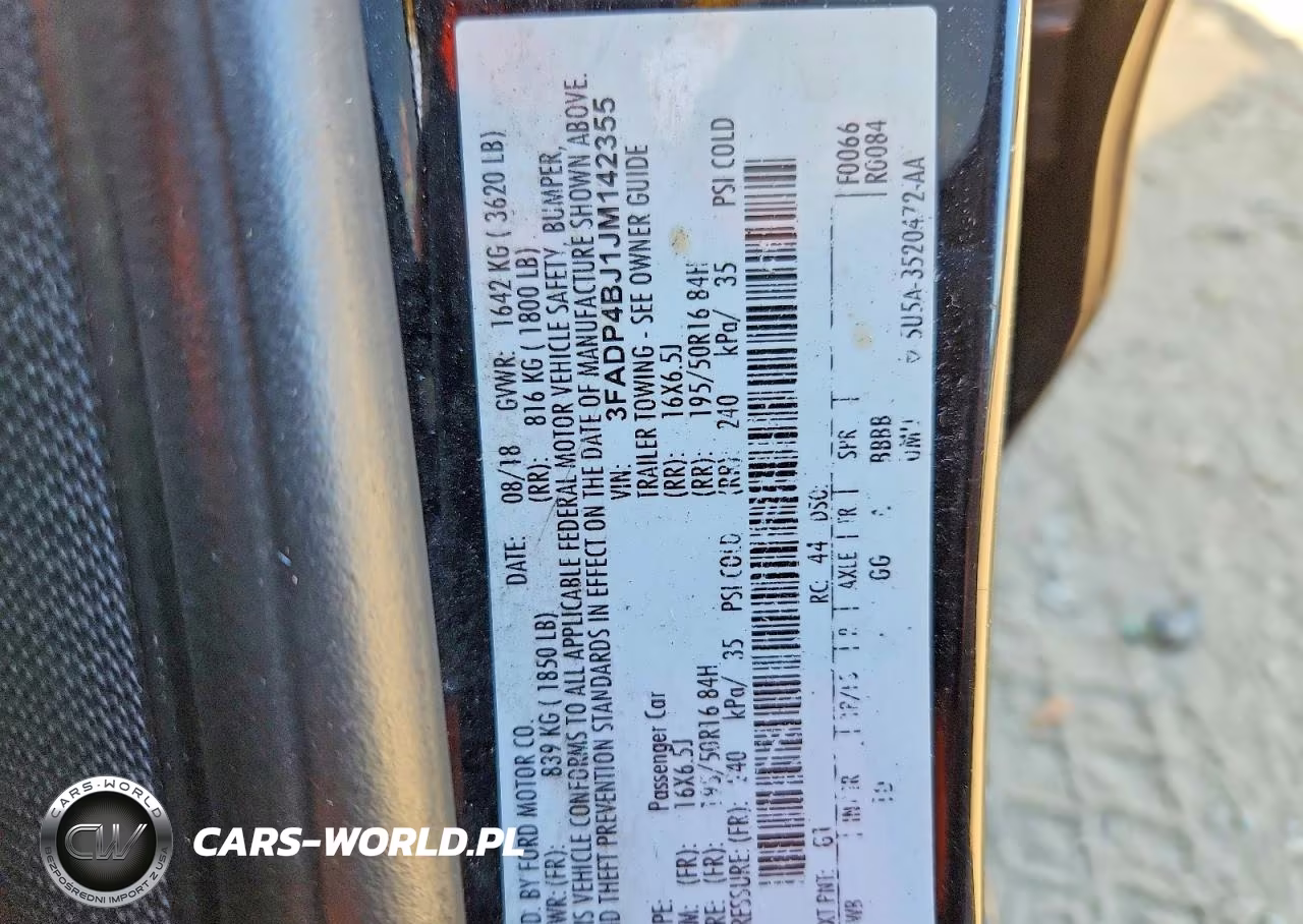 2018 Ford Fiesta Se VIN:3FADP4BJ1JM142355 - 12
