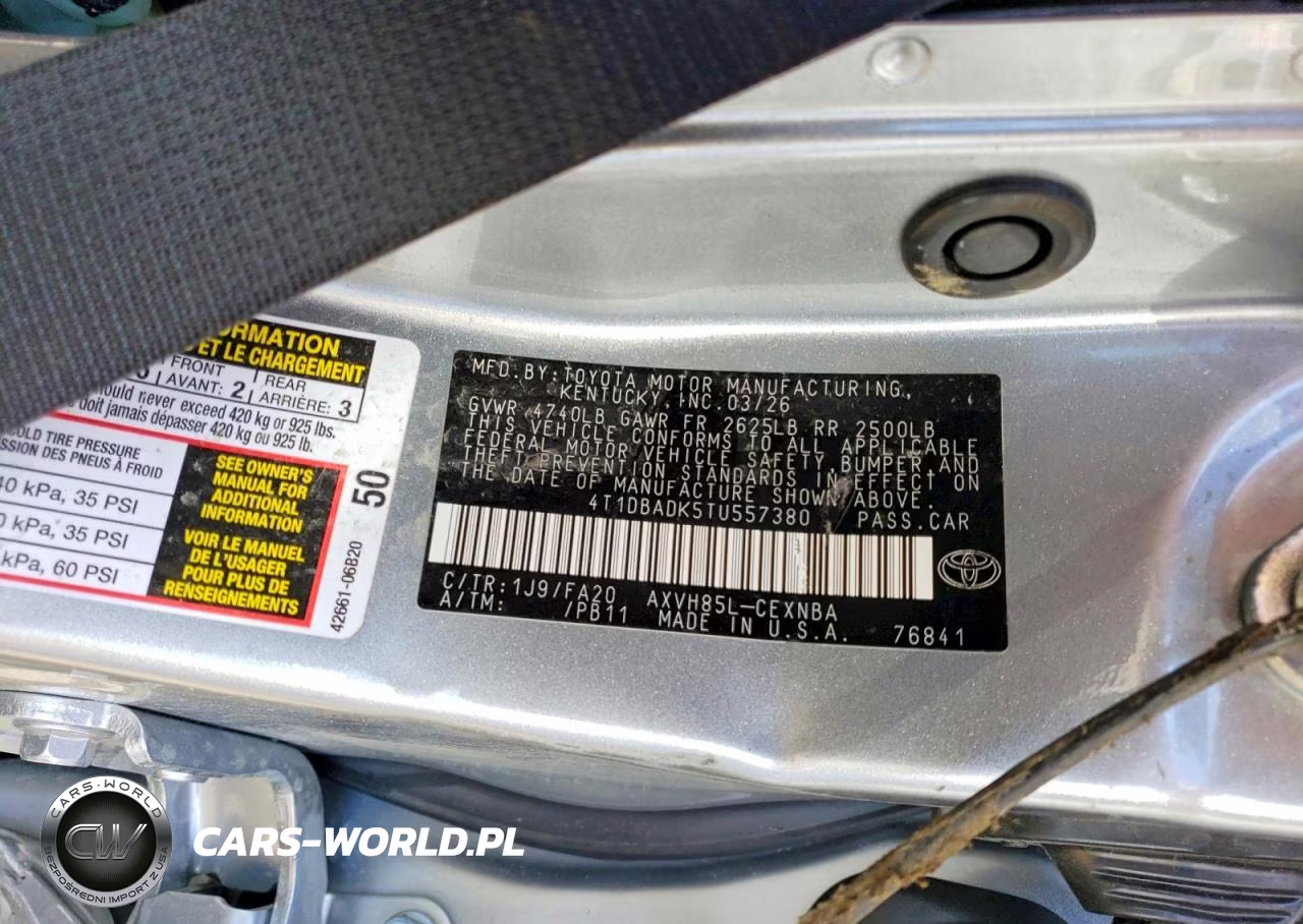 2026 Toyota Camry Le VIN:4T1DBADK5TU557380 - 12