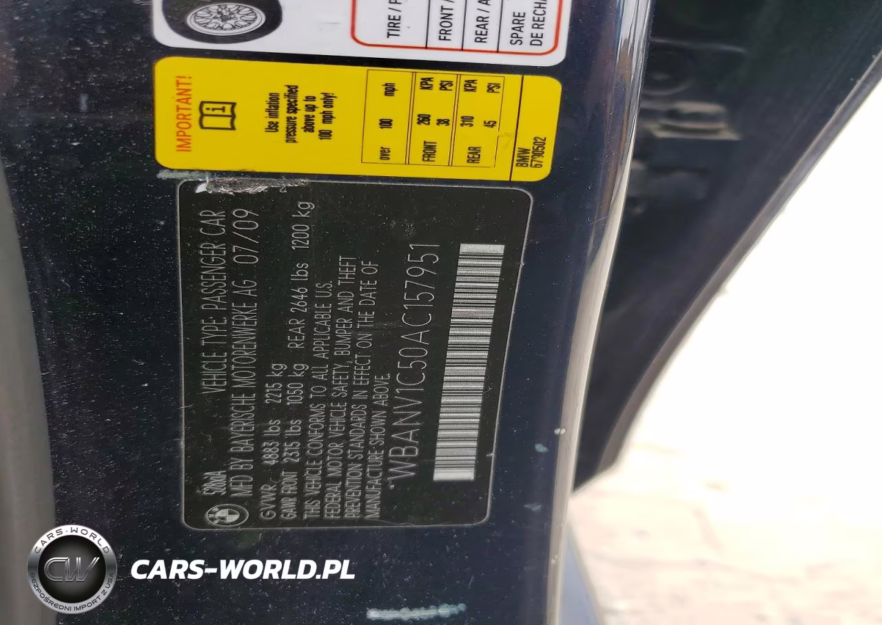2010 BMW 528 Xi VIN:WBANV1C50AC157951 - 12