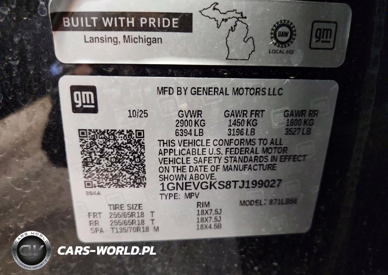 2026 Chevrolet Traverse Lt VIN:1GNEVGKS8TJ199027 - 13
