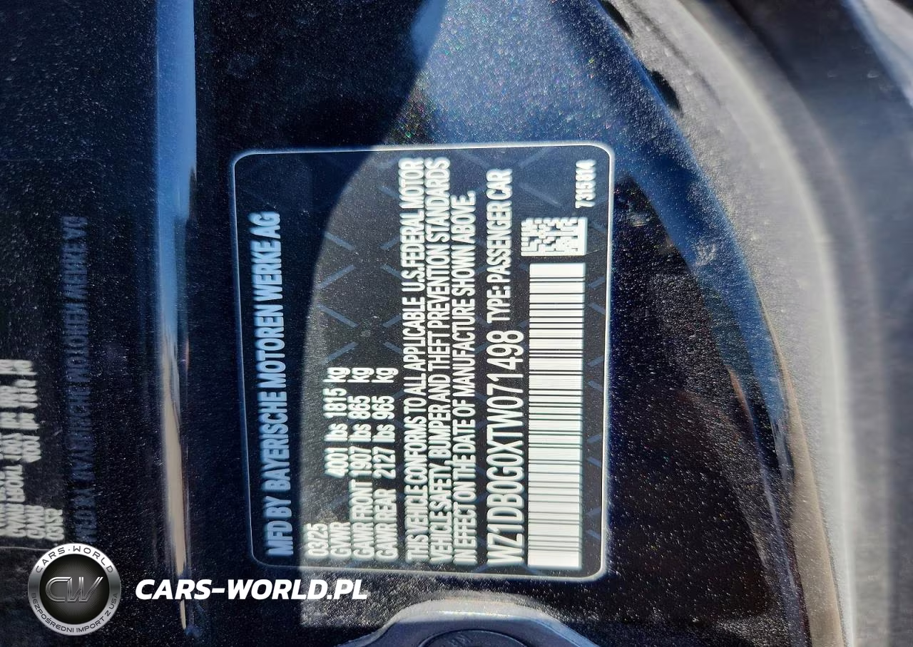 2026 Toyota Gr Supra 3.0 Premium VIN:WZ1DB0G0XTW071498 - 12