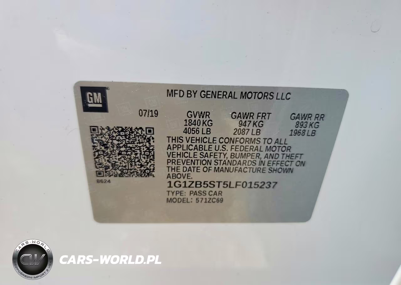 2020 Chevrolet Malibu Ls VIN:1G1ZB5ST5LF015237 - 12