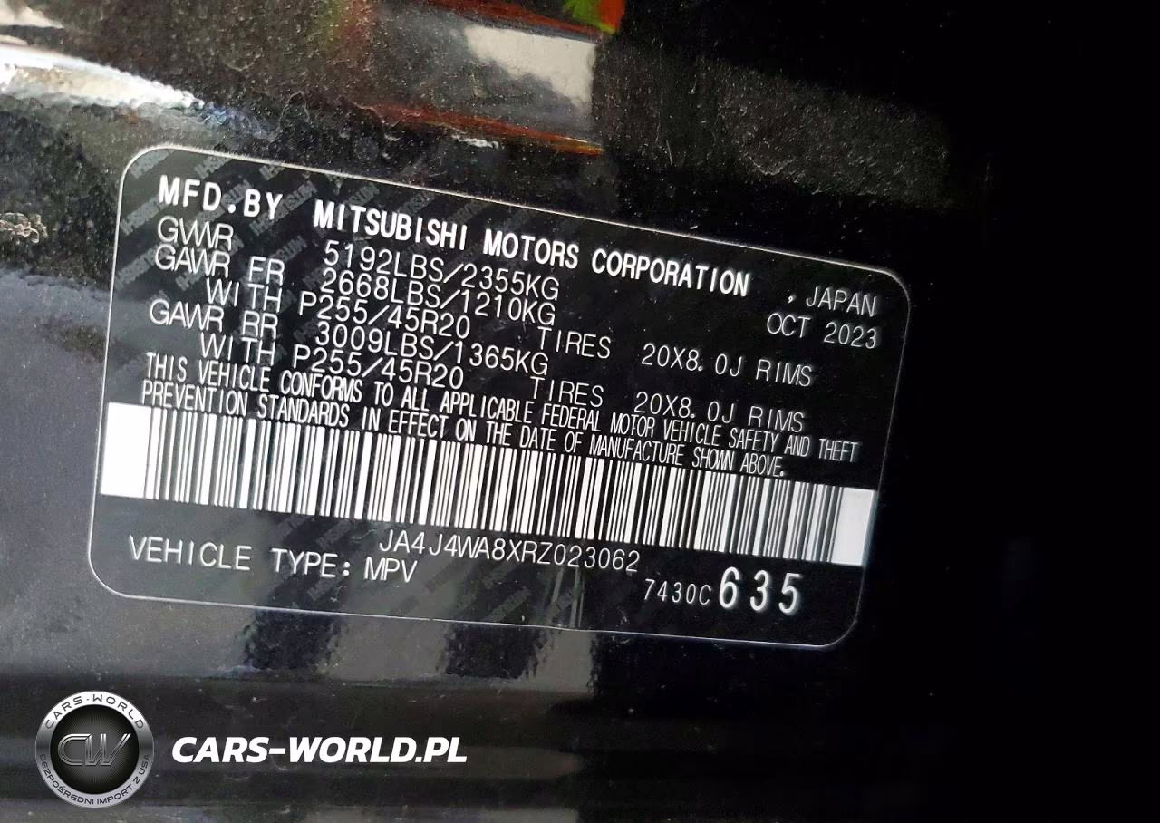 2024 Mitsubishi Outlander Sel VIN:JA4J4WA8XRZ023062 - 13
