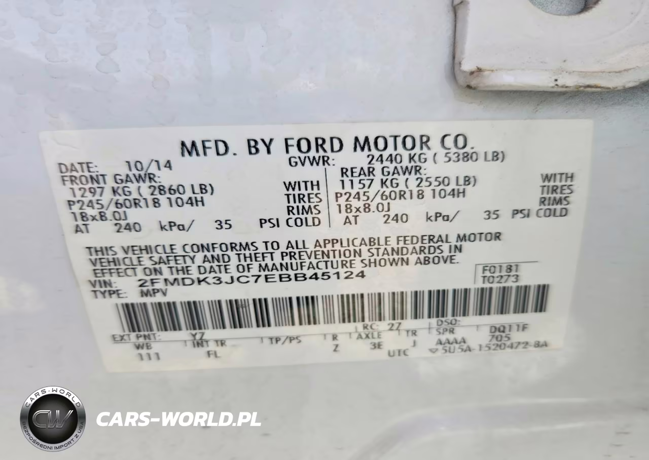 2014 Ford Edge Sel VIN:2FMDK3JC7EBB45124 - 13