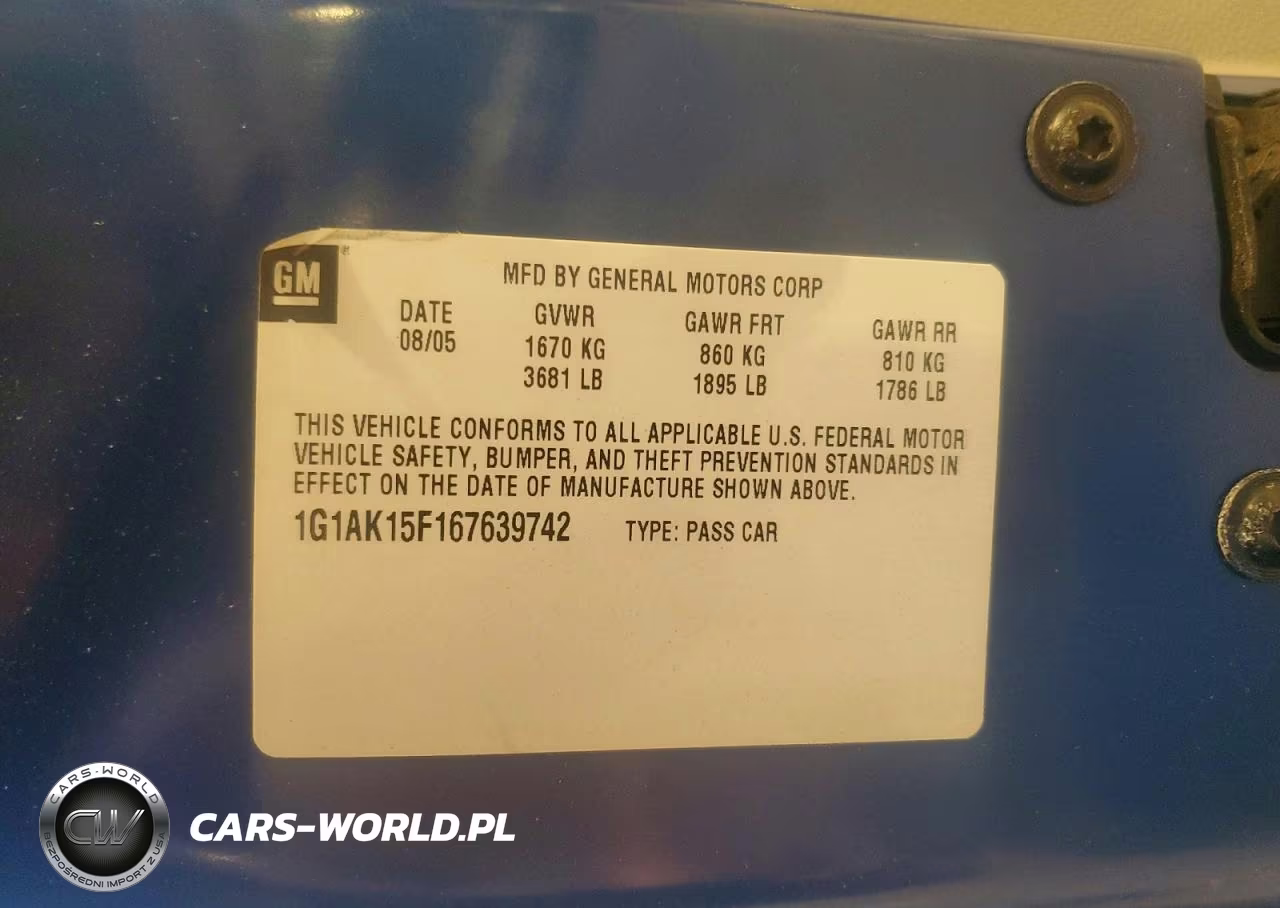 2006 Chevrolet Cobalt Ls VIN:1G1AK15F167639742 - 12