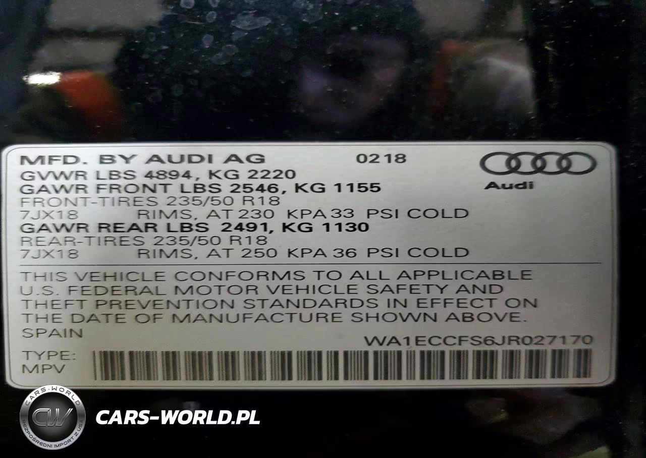 2018 Audi Q3 Premium VIN:WA1ECCFS6JR027170 - 13