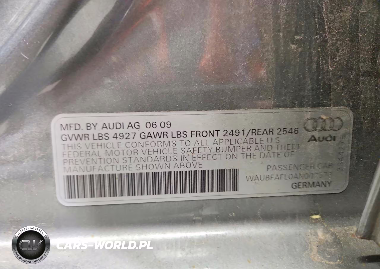 2010 Audi A4 Premium VIN:WAUBFAFL0AN002573 - 12
