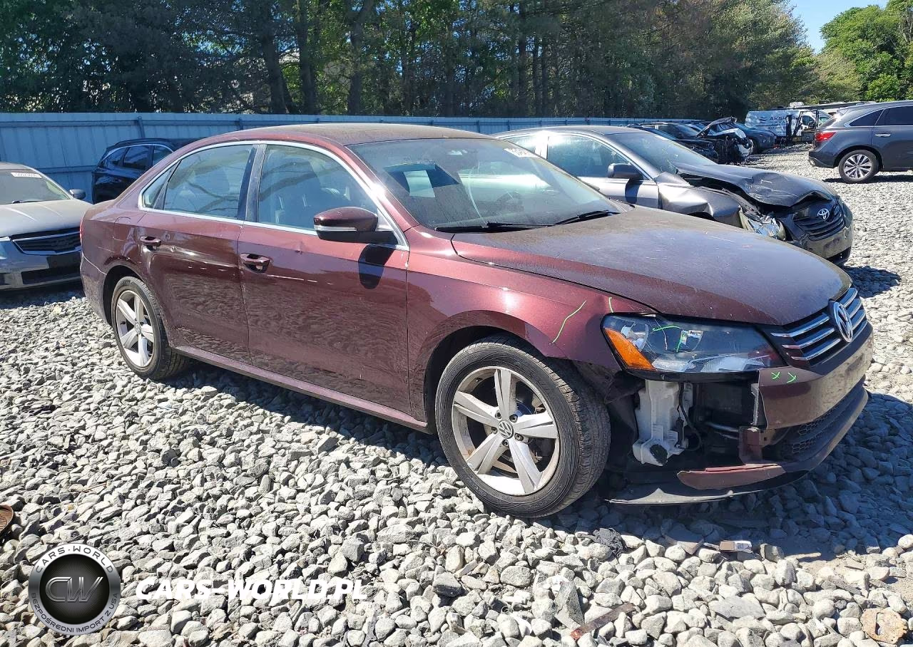 2013 Volkswagen Passat Se VIN:1VWBP7A34DC046468 - 4