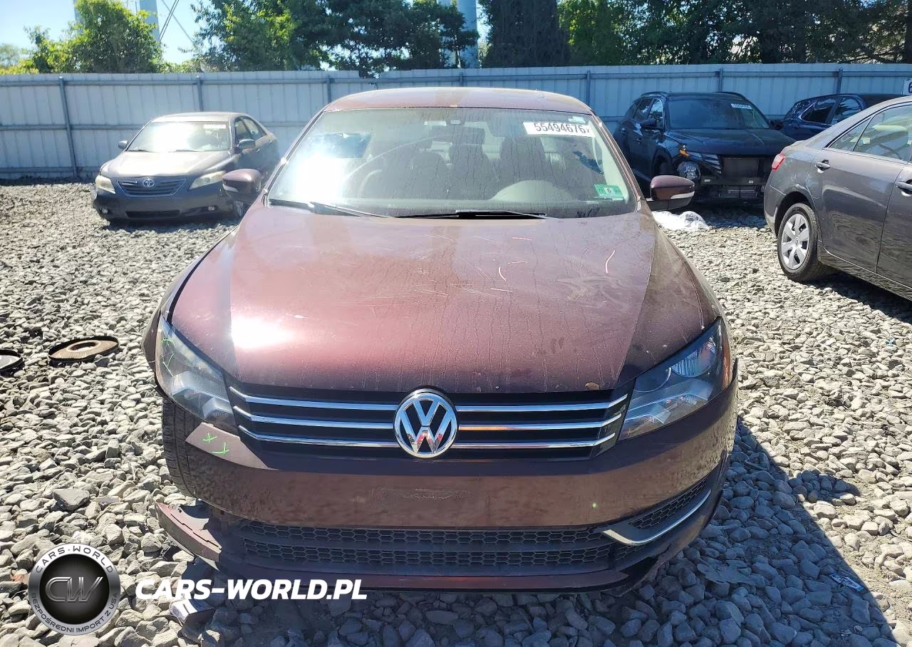 2013 Volkswagen Passat Se VIN:1VWBP7A34DC046468 - 5
