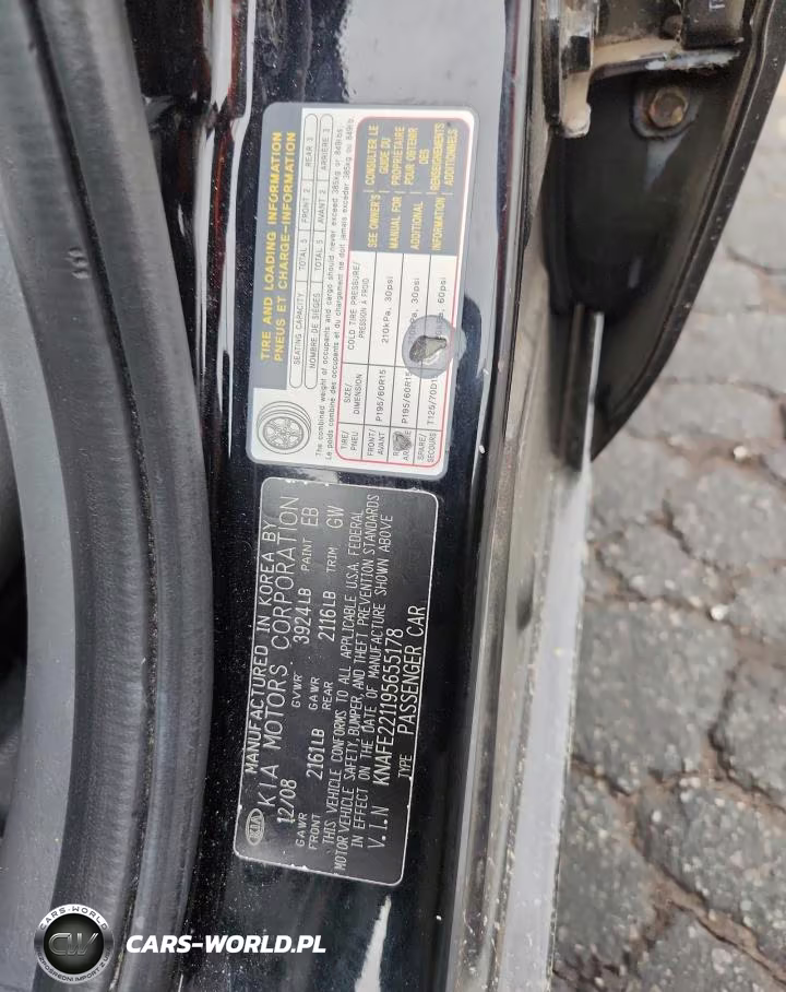 2009 Kia Spectra Ex VIN:KNAFE221195655178 - 12