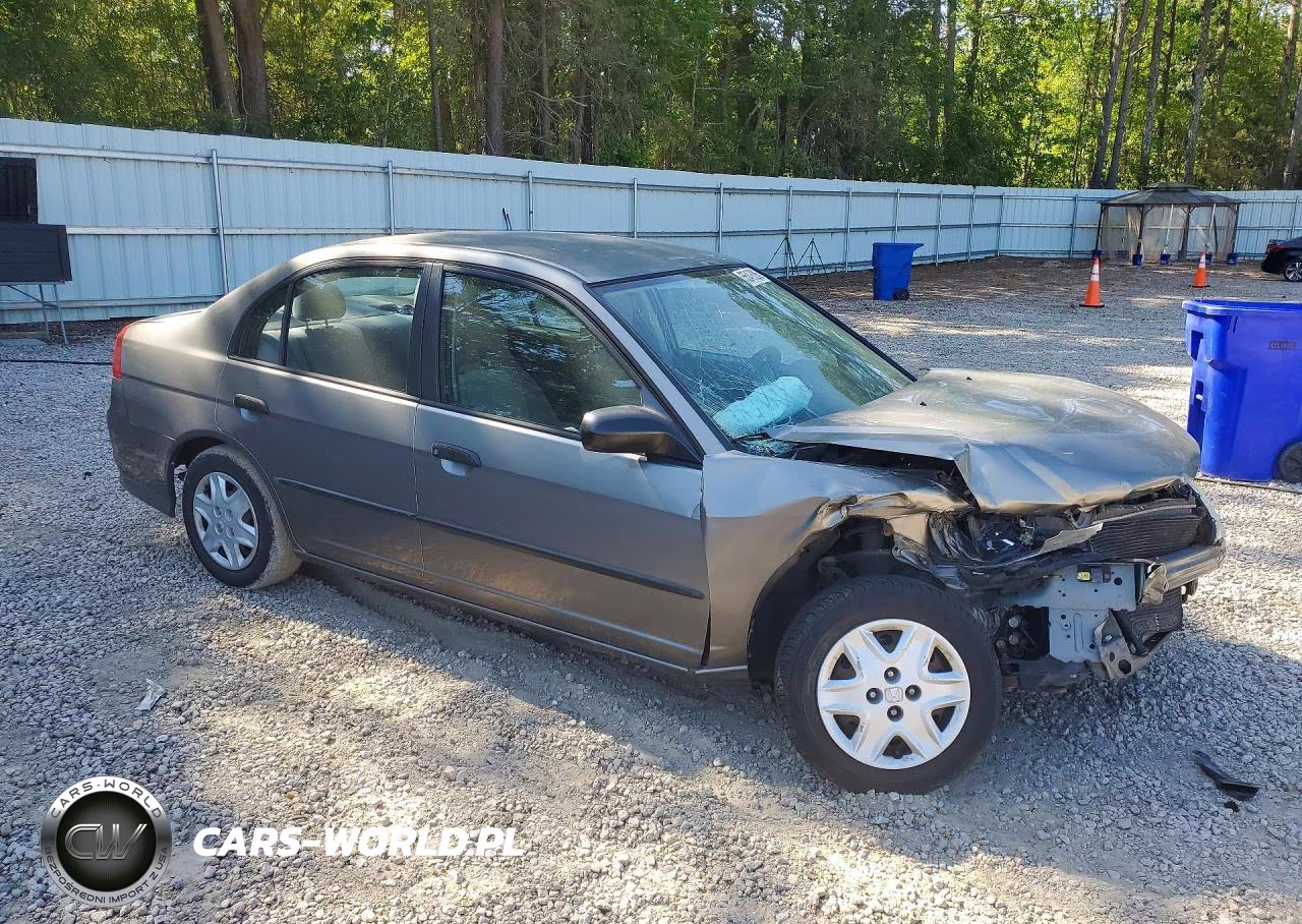 2005 Honda Civic Dx Vp VIN:1HGES16395L005065 - 4
