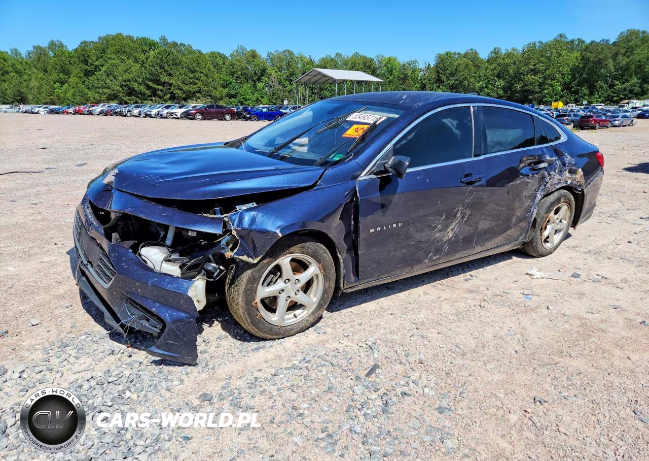 2017 Chevrolet Malibu Ls VIN:1G1ZB5ST2HF133902 - 1