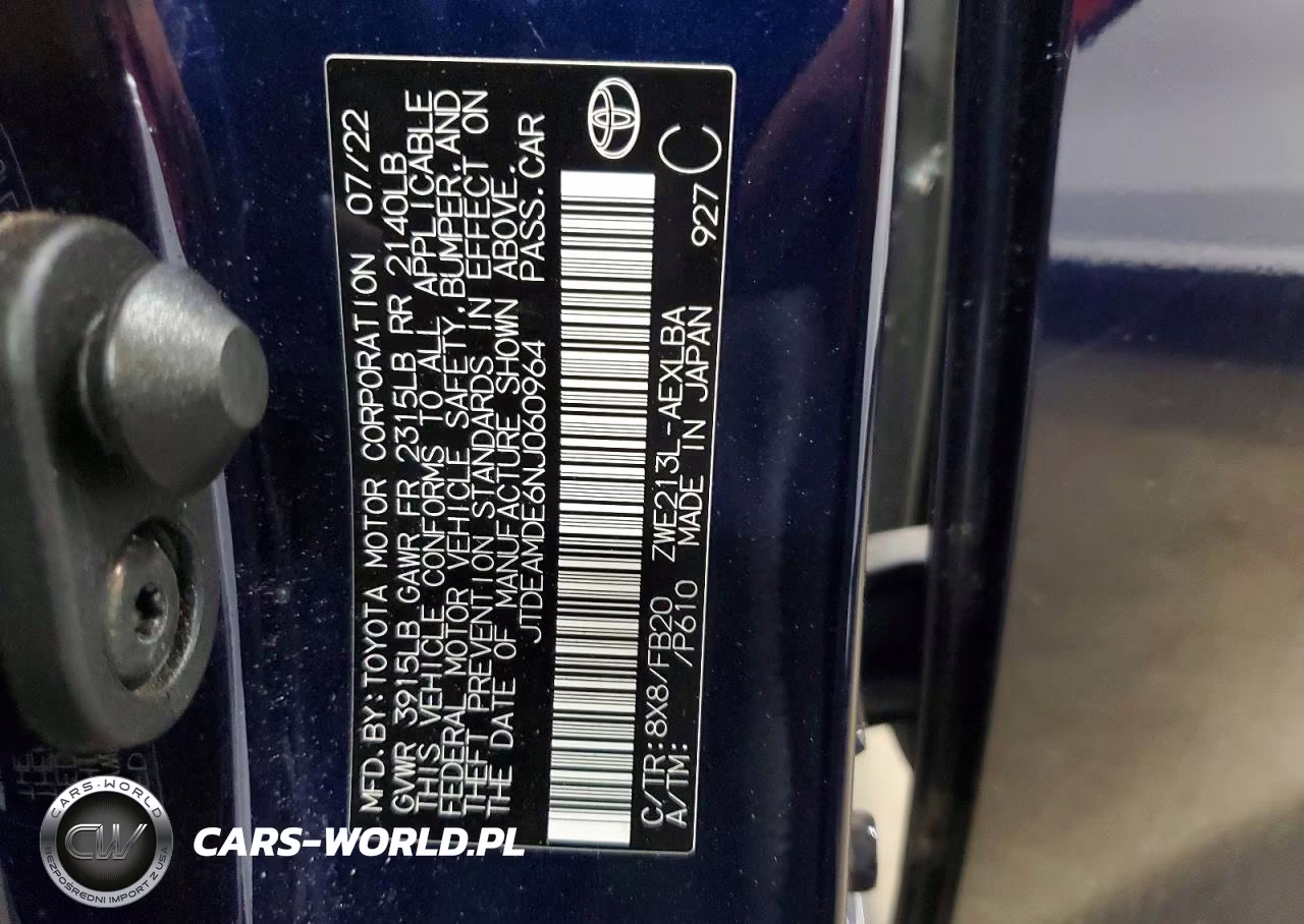2022 Toyota Corolla Le VIN:JTDEAMDE6NJ060964 - 13