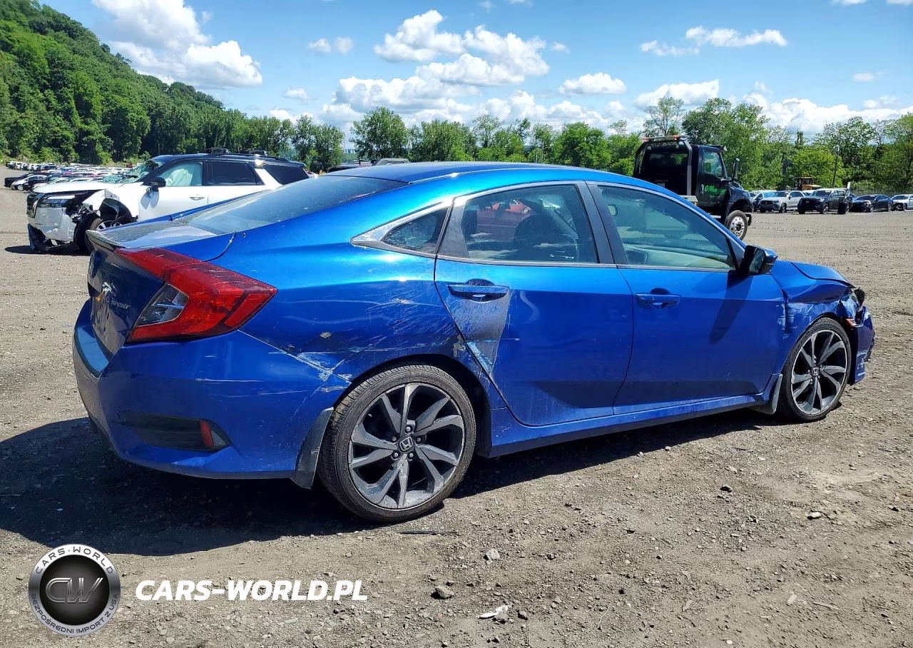 2019 Honda Civic Sport VIN:2HGFC2F84KH553079 - 3