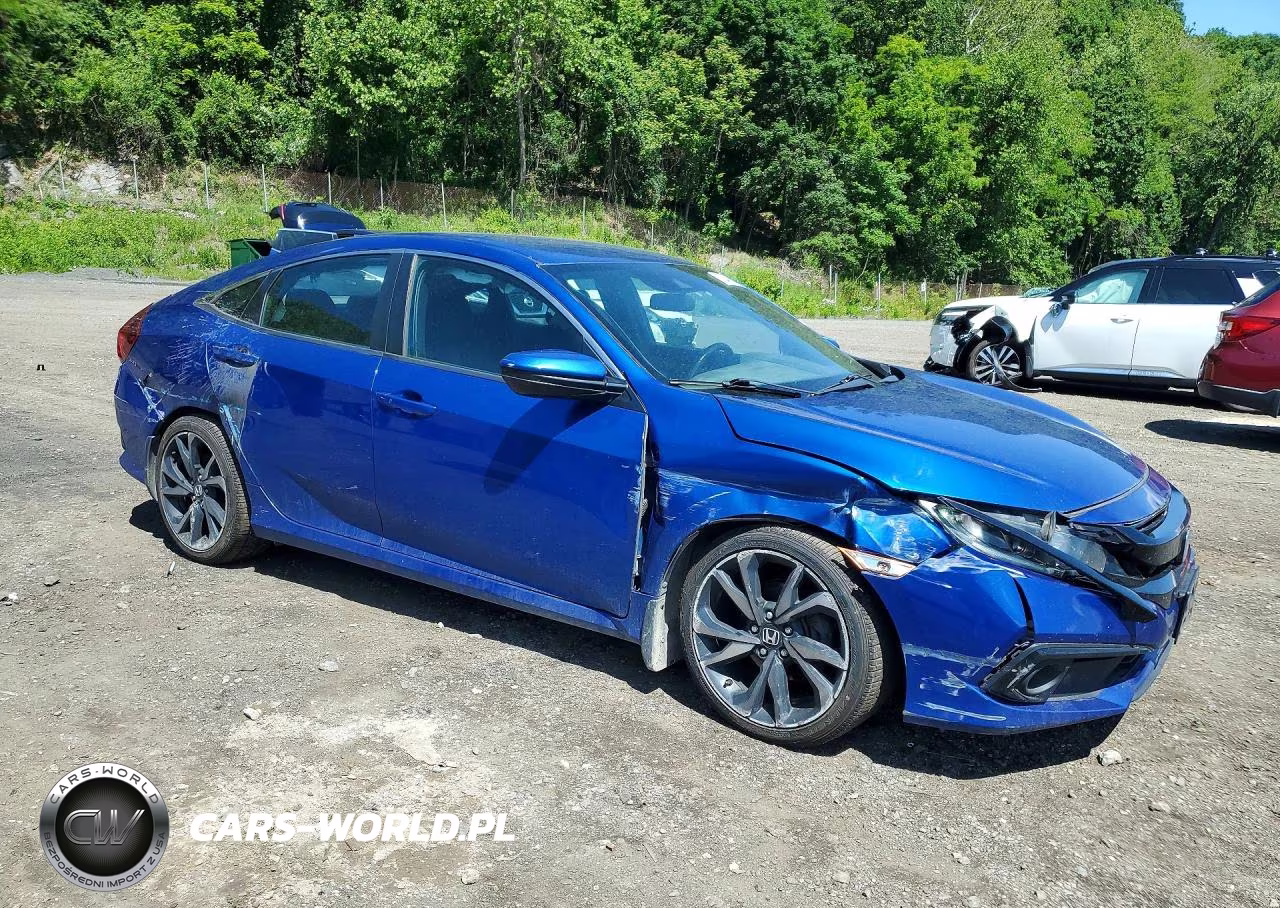 2019 Honda Civic Sport VIN:2HGFC2F84KH553079 - 4
