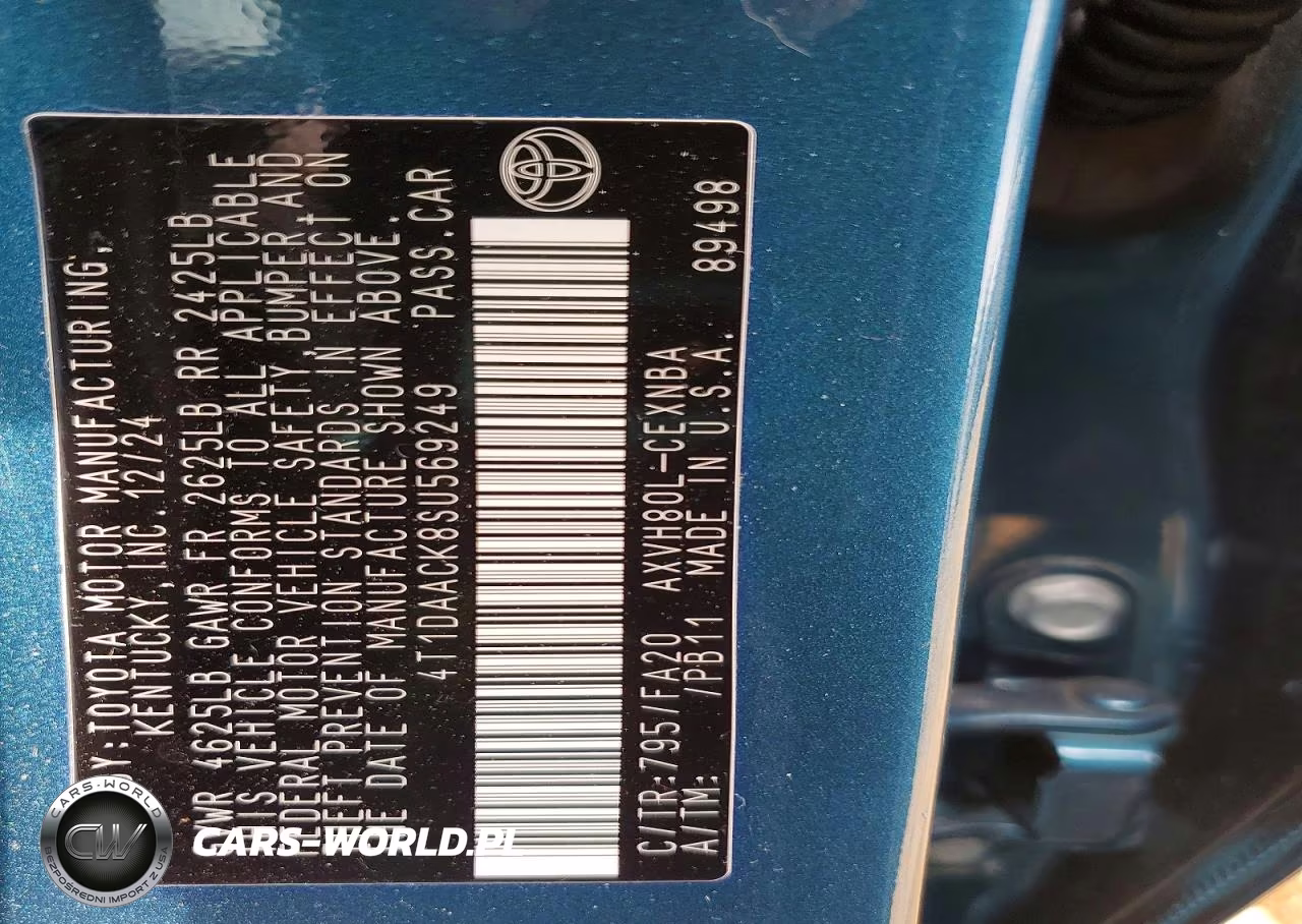 2025 Toyota Camry Le VIN:4T1DAACK8SU569249 - 12