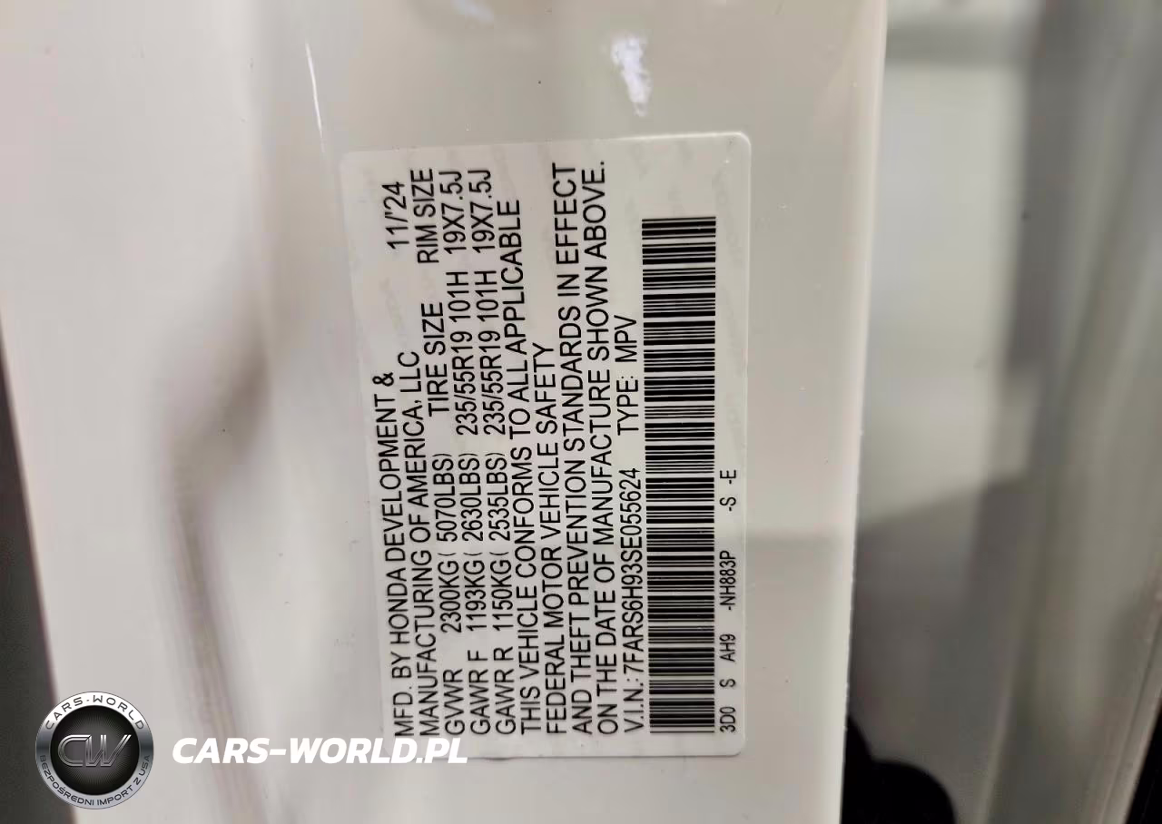 2025 Honda Cr-V Sport Touring VIN:7FARS6H93SE055624 - 14