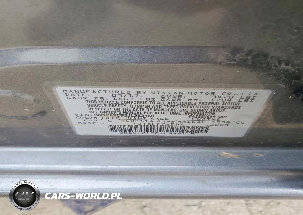 2018 Nissan Versa Note S VIN:3N1CE2CP2JL353169 - 12