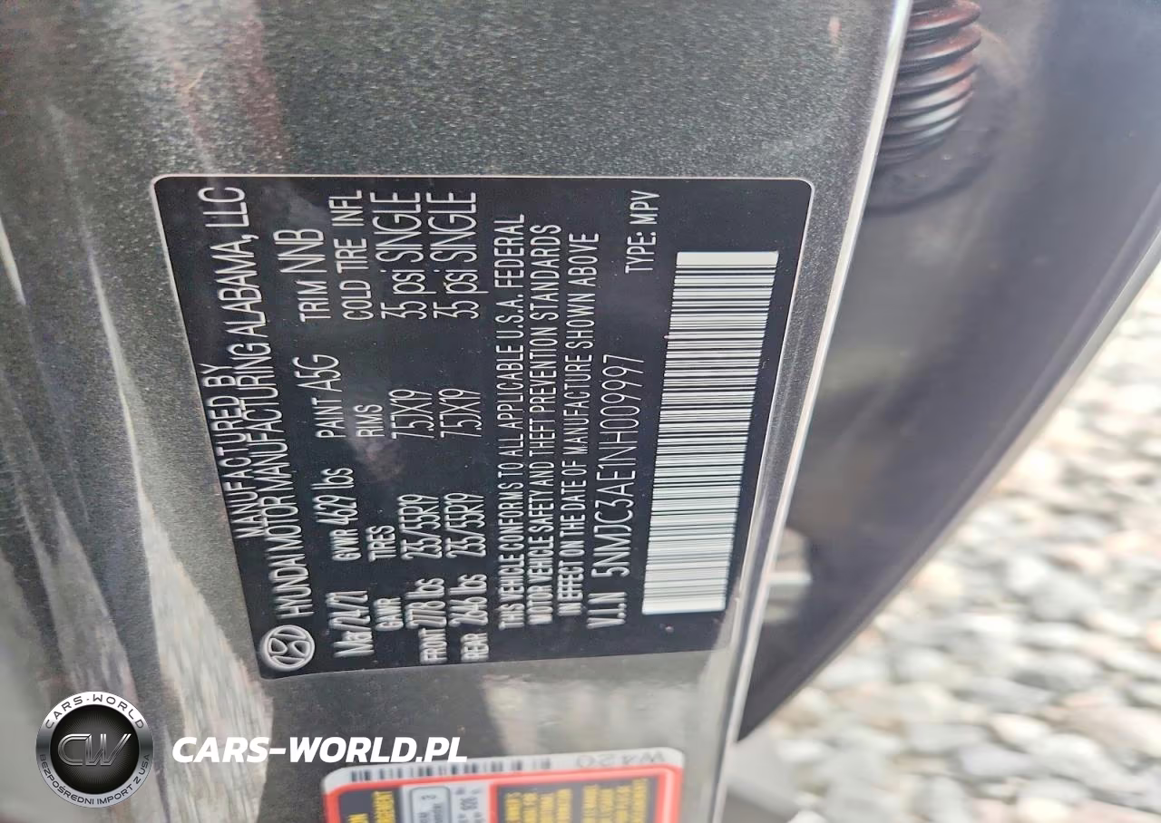 2022 Hyundai Tucson Sel VIN:5NMJC3AE1NH009997 - 13