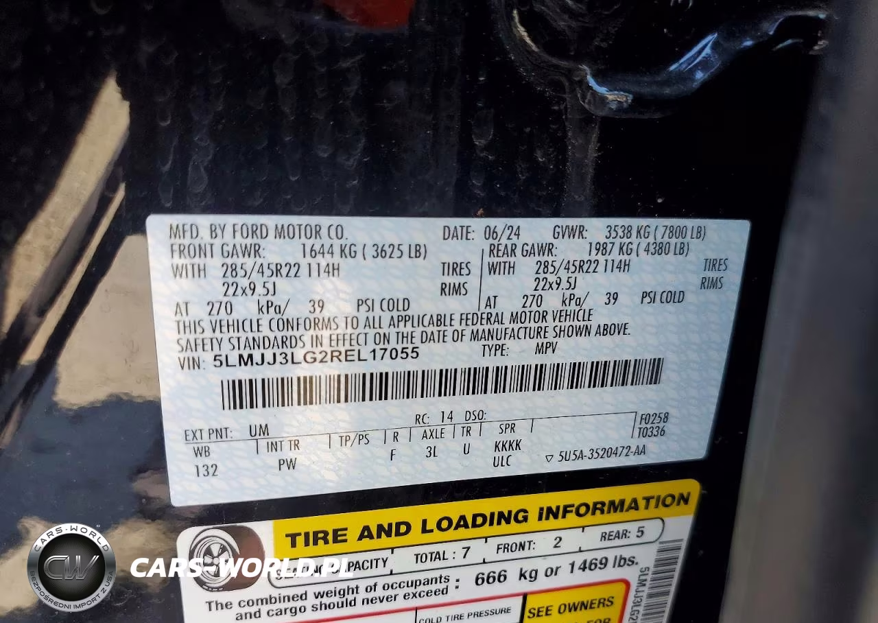 2024 Lincoln Navigator L Reserve VIN:5LMJJ3LG2REL17055 - 13