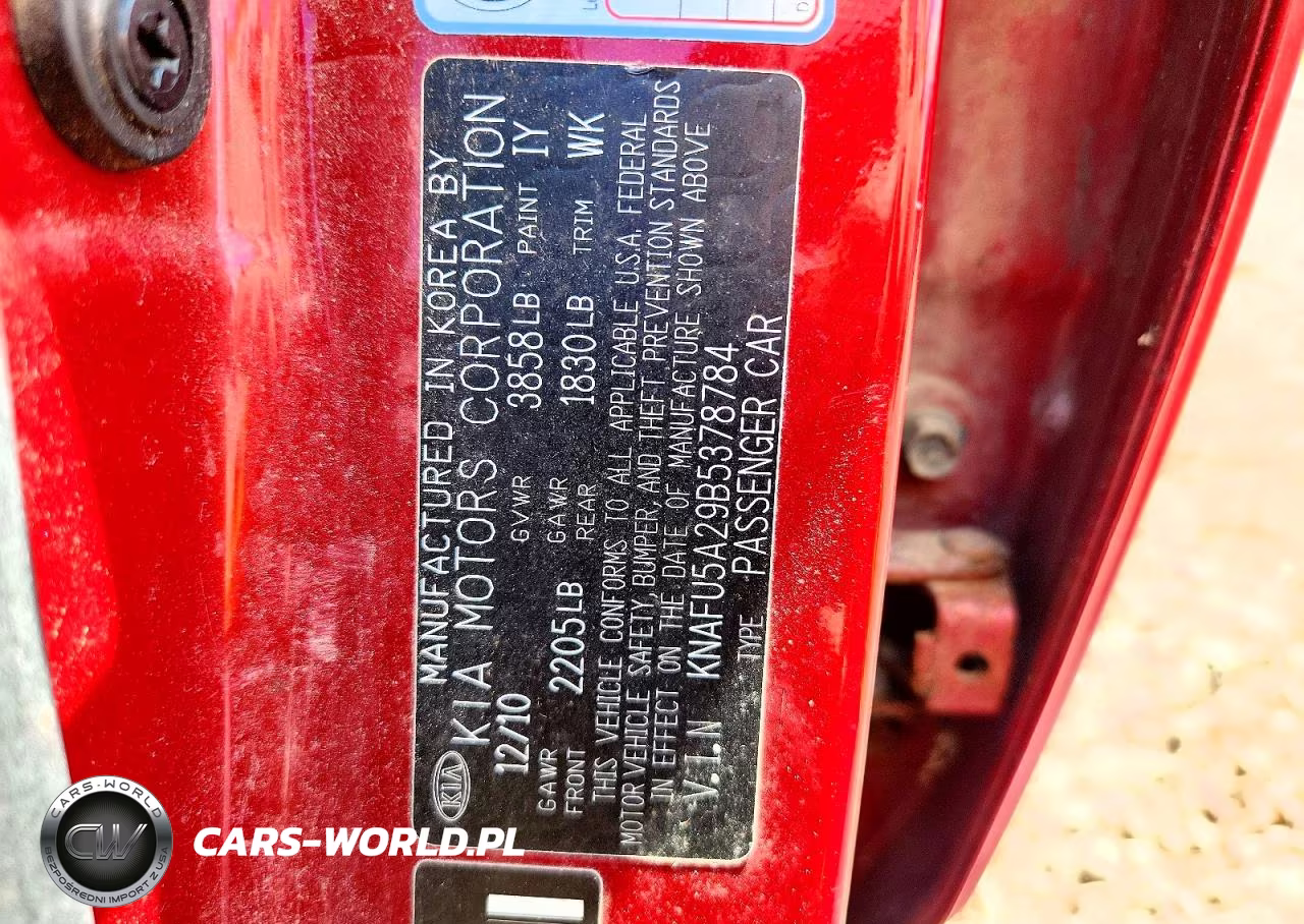 2011 Kia Forte Ex VIN:KNAFU5A29B5378784 - 13