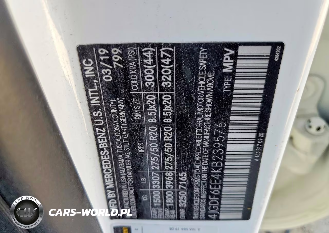 2019 Mercedes-Benz Gls 450 4Matic VIN:4JGDF6EE4KB239576 - 14