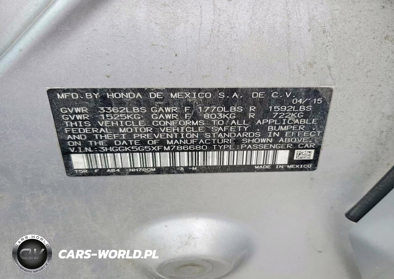 2015 Honda Fit Lx VIN:3HGGK5G5XFM786680 - 12