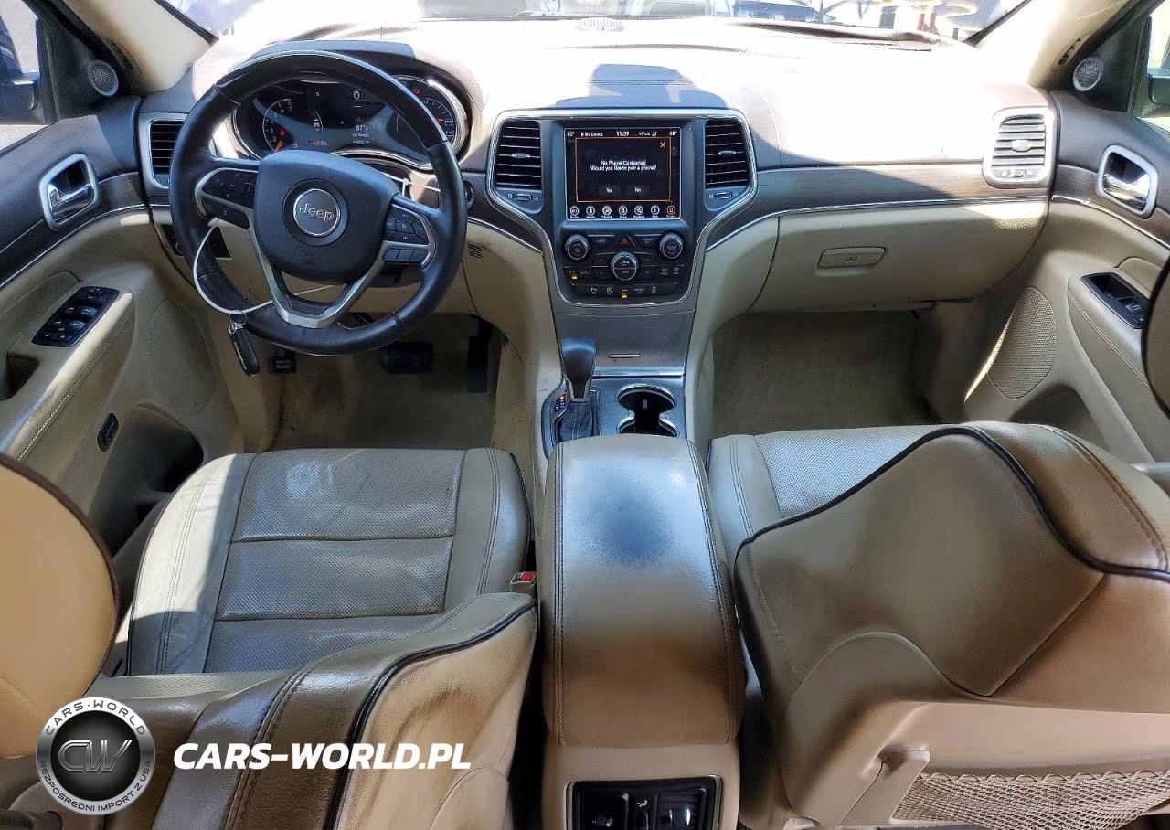 2018 Jeep Grand Cherokee Overland VIN:1C4RJECG2JC353656 - 8