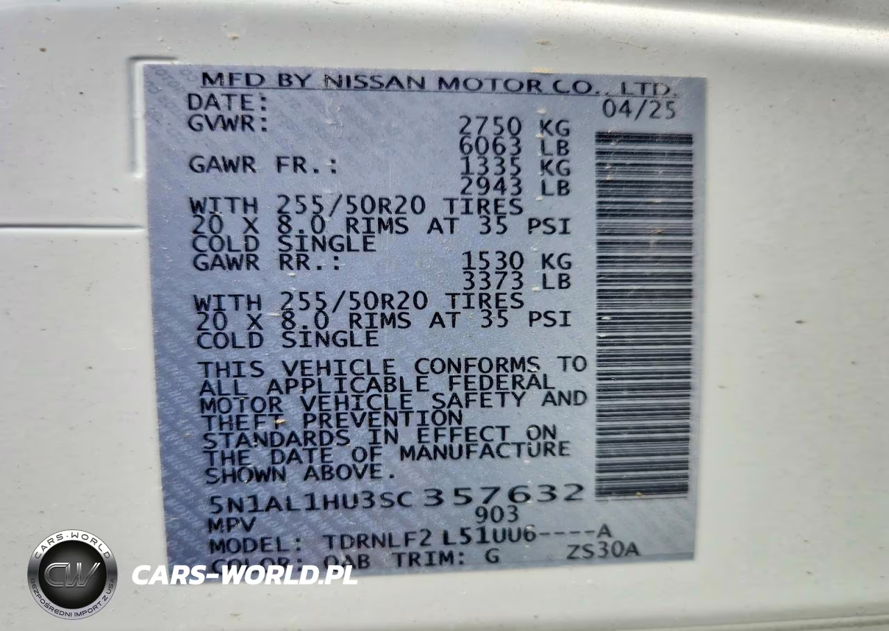 2025 Infiniti Qx60 Autograph VIN:5N1AL1HU3SC357632 - 13