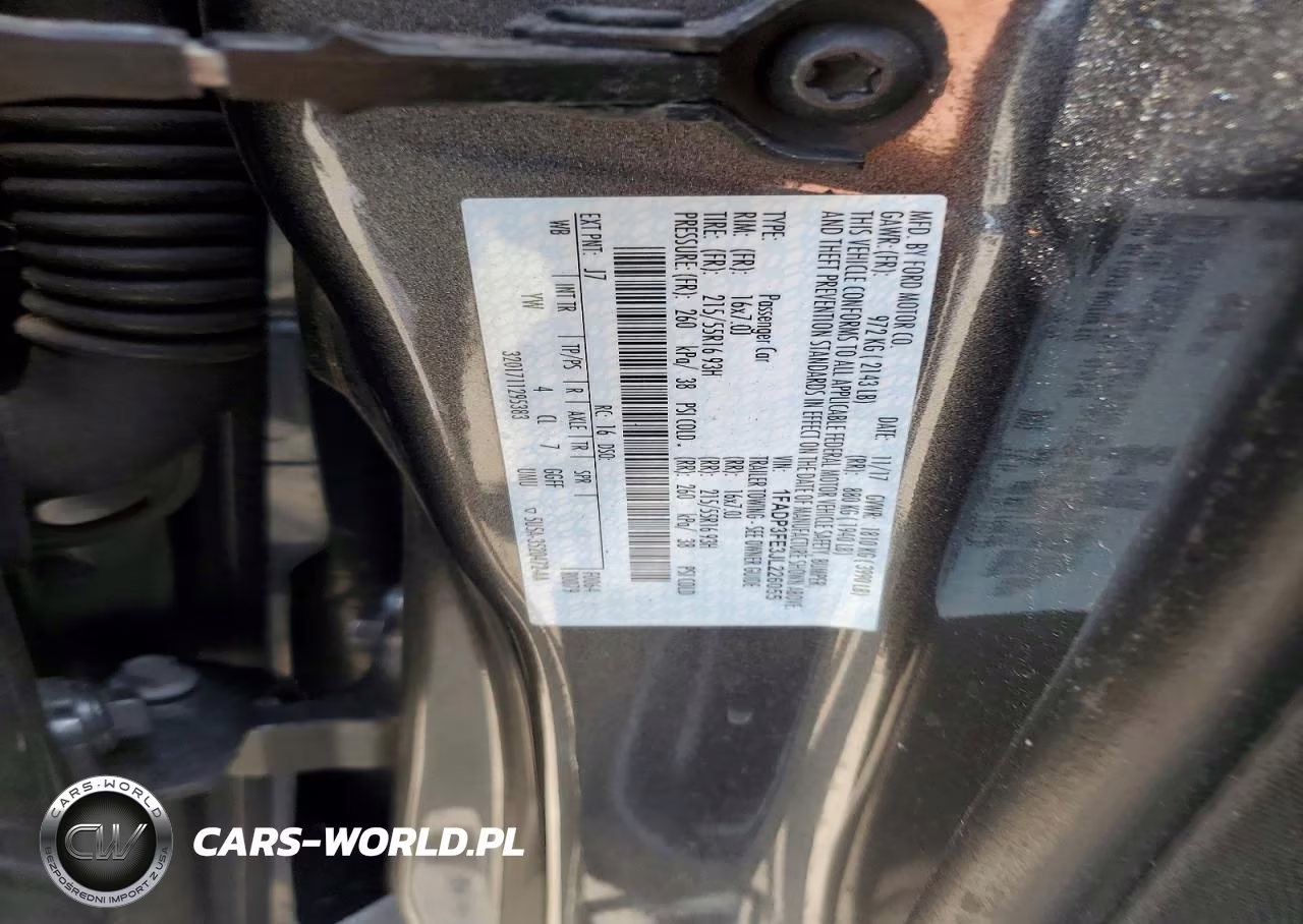 2018 Ford Focus Se VIN:1FADP3FE3JL226055 - 12