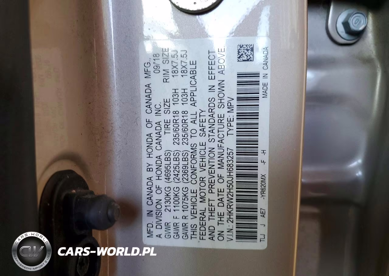 2018 Honda Cr-V Ex VIN:2HKRW2H50JH683257 - 13