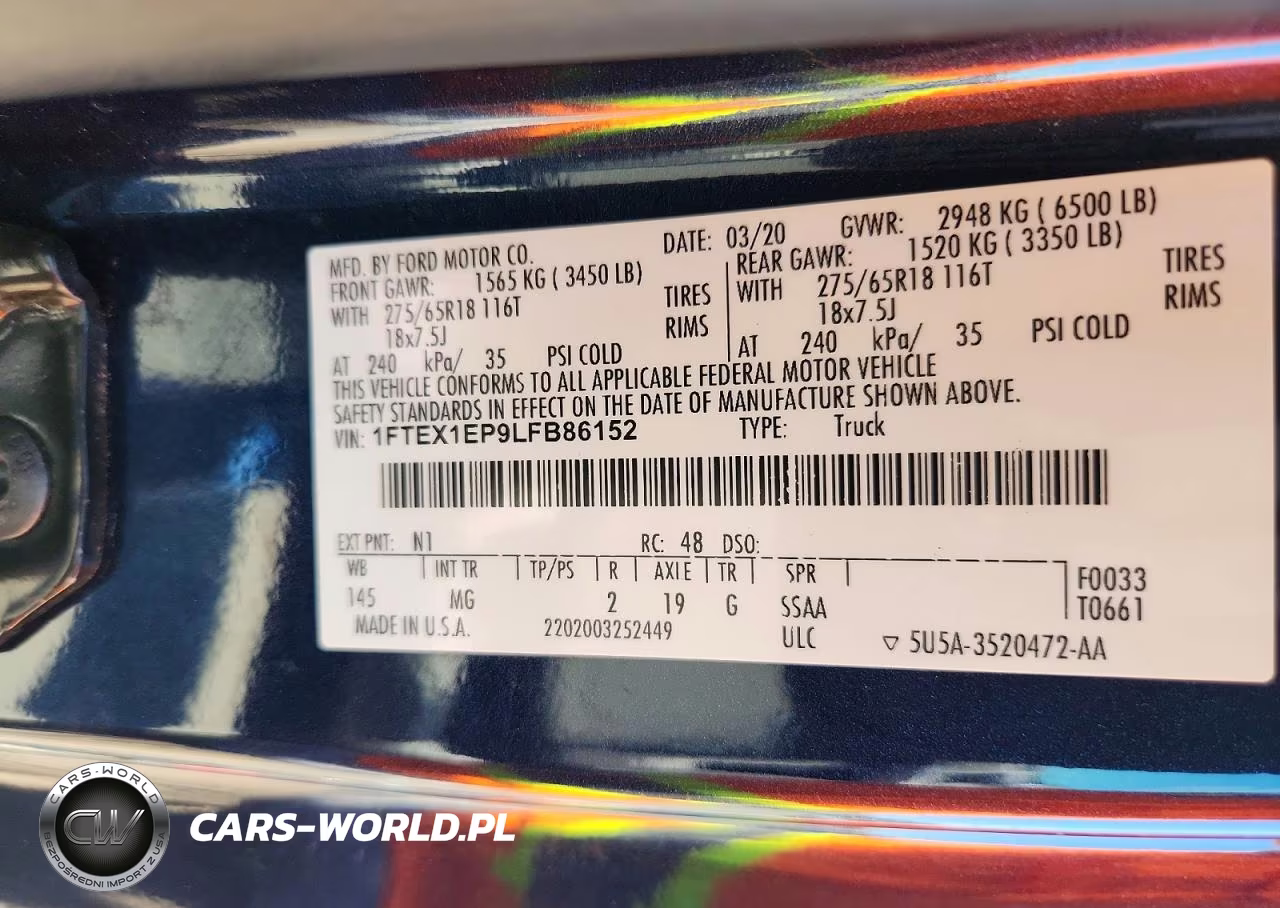 2020 Ford F150 Super Cab VIN:1FTEX1EP9LFB86152 - 12