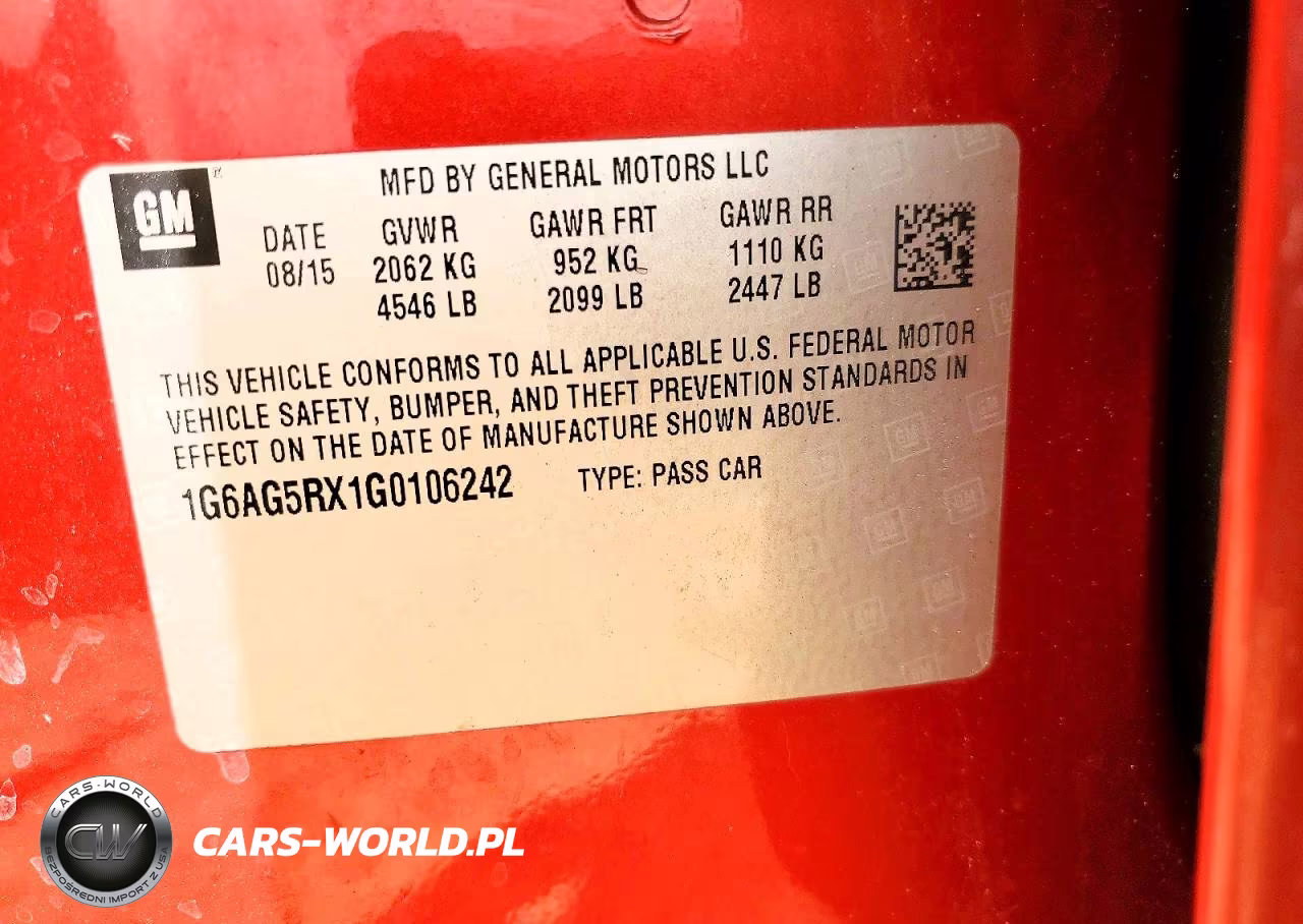 2016 Cadillac Ats VIN:1G6AG5RX1G0106242 - 13