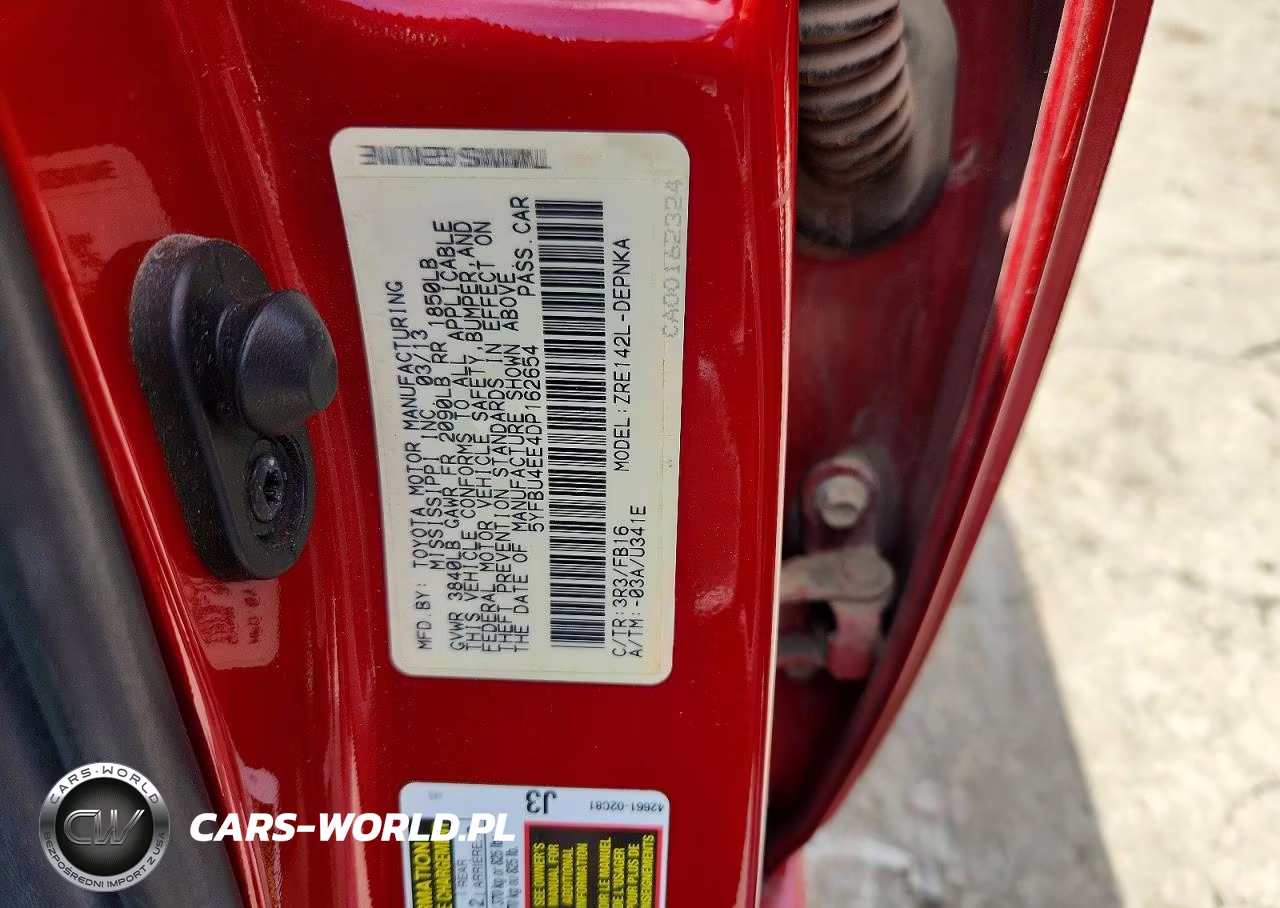2013 Toyota Corolla Le VIN:5YFBU4EE4DP162654 - 12