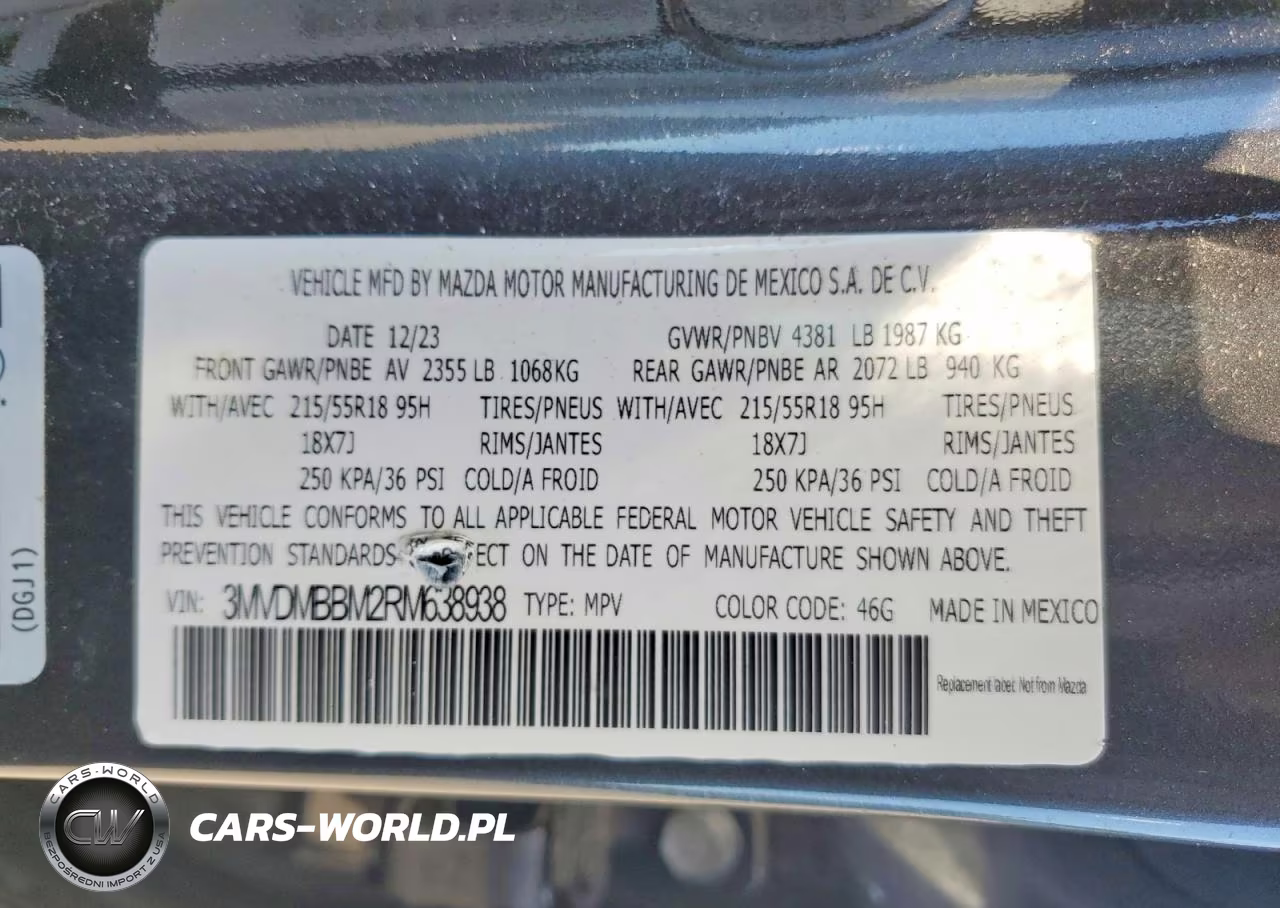 2024 Mazda Cx-30 Select VIN:3MVDMBBM2RM638938 - 13
