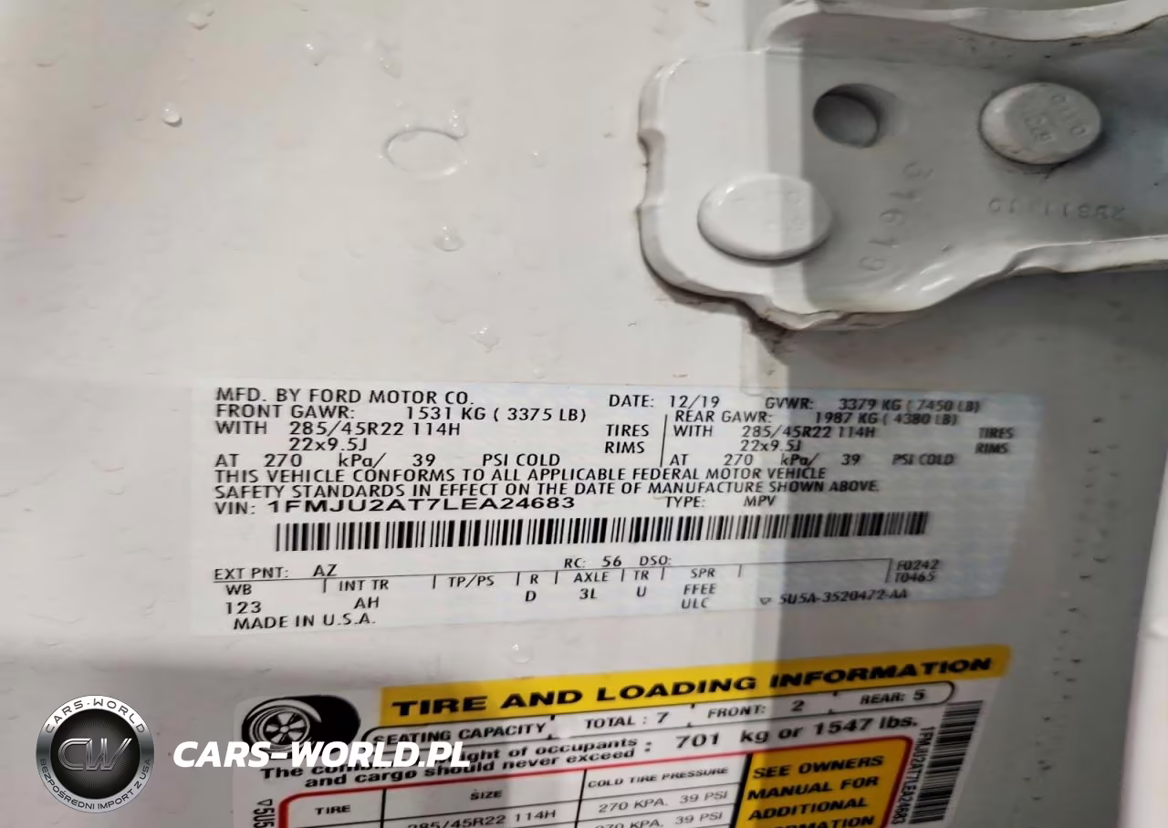 2020 Ford Expedition Limited VIN:1FMJU2AT7LEA24683 - 13