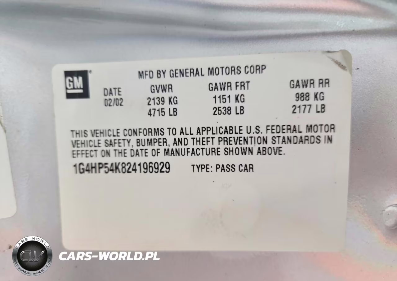 2002 Buick Lesabre Custom VIN:1G4HP54K824196929 - 12