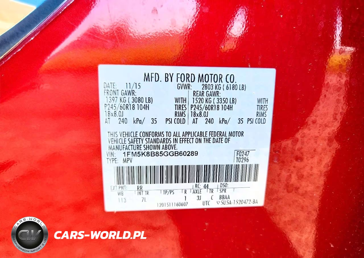 2016 Ford Explorer VIN:1FM5K8B85GGB60289 - 13