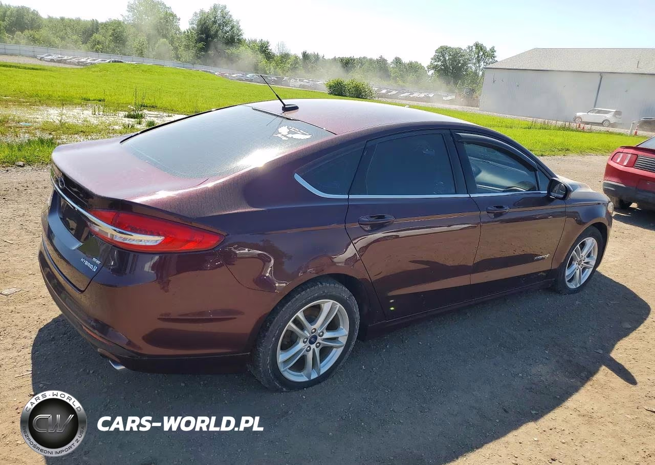 2018 Ford Fusion Se Hybrid VIN:3FA6P0LU3JR239134 - 3